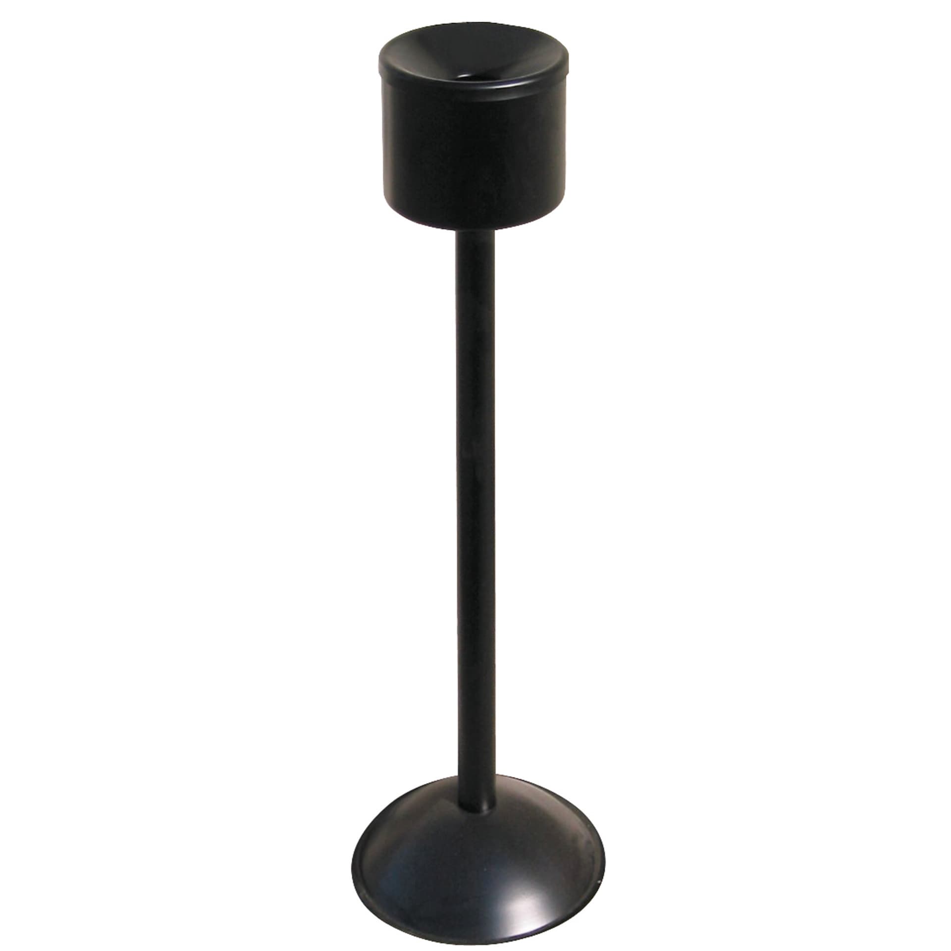 

Popielniczka samogasnąca wolnostojąca na słupku wewnętrzna czarna śr. 15cm wys. 60cm
