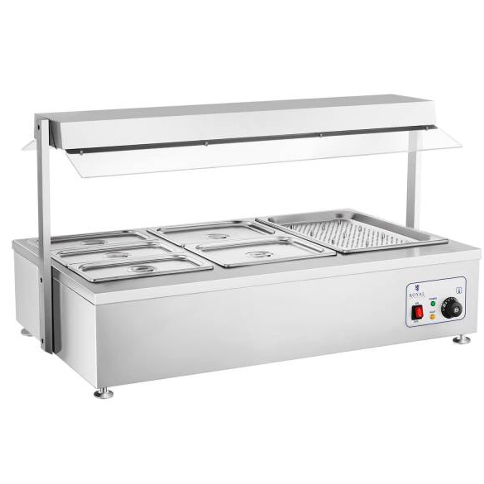 

Suchy bemar podgrzewacz bez wody wolnostojący 6 x GN 150mm 55L Royal Catering