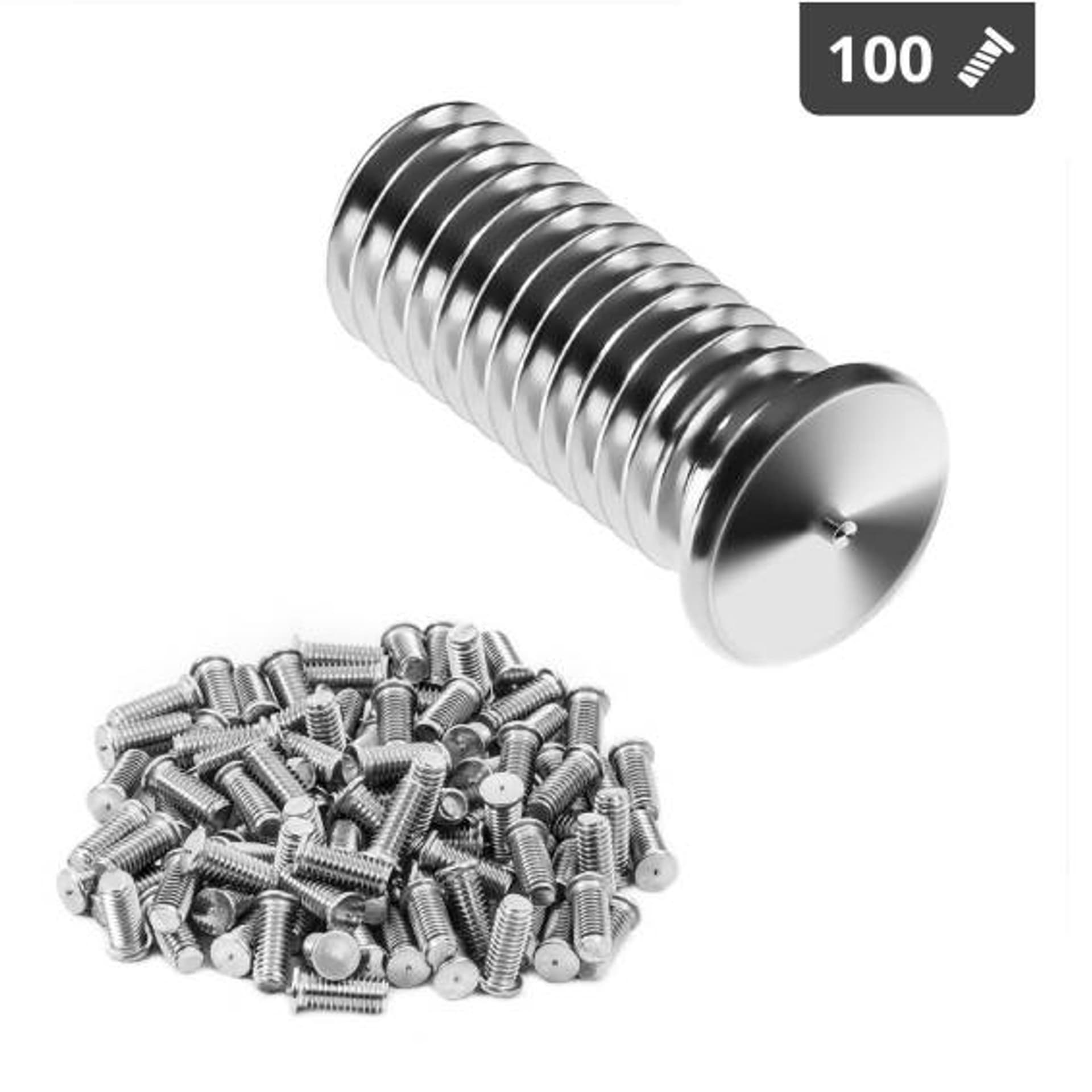 

Kołki do zgrzewania zgrzewarki przypawarki ze stali szlachetnej M6 16mm Stamos Germany 100 szt.