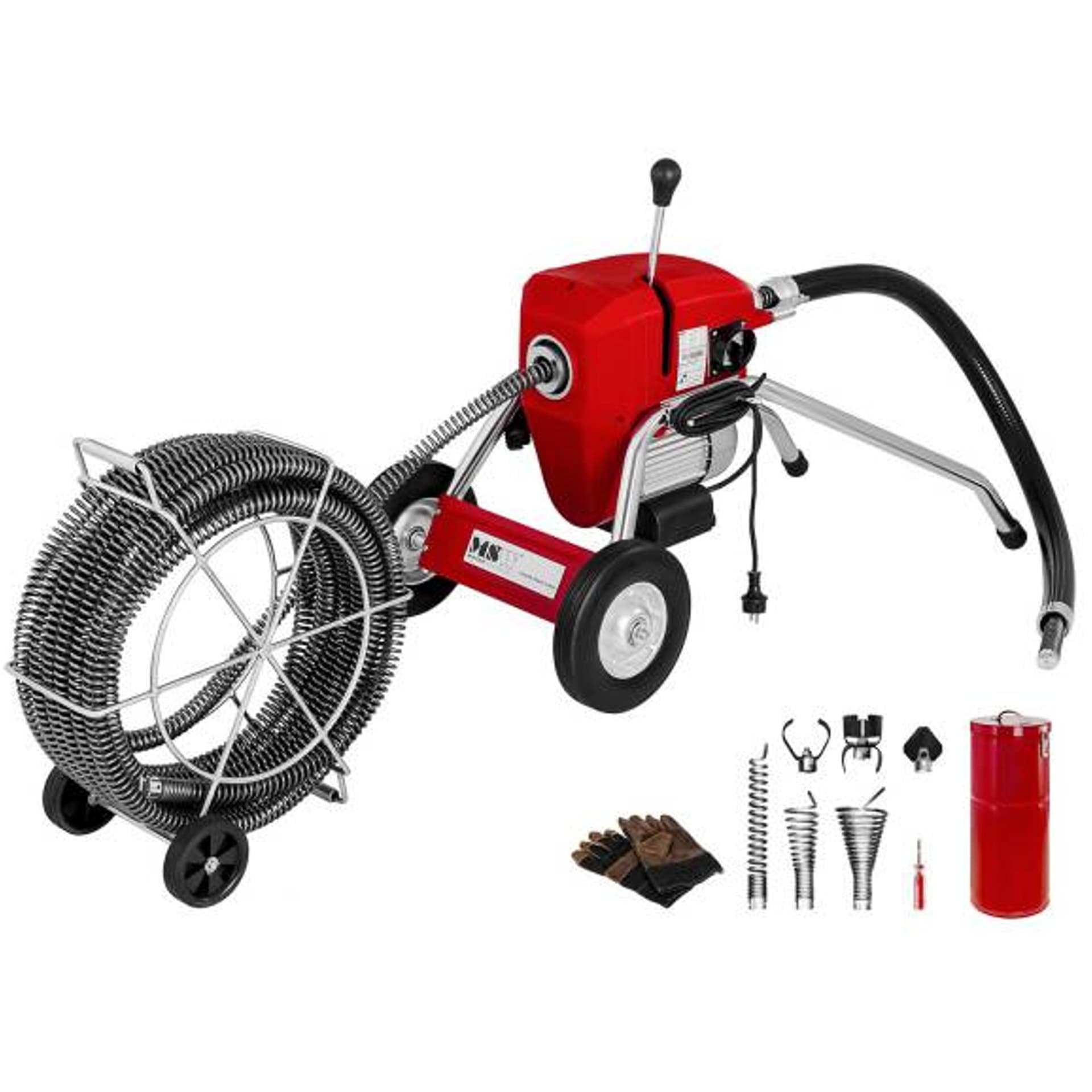

Elektryczna maszyna przepychacz udrażniacz do rur 1100W śr. 32mm MSW POWER DRAIN CLEAN 4.6E + akcesoria