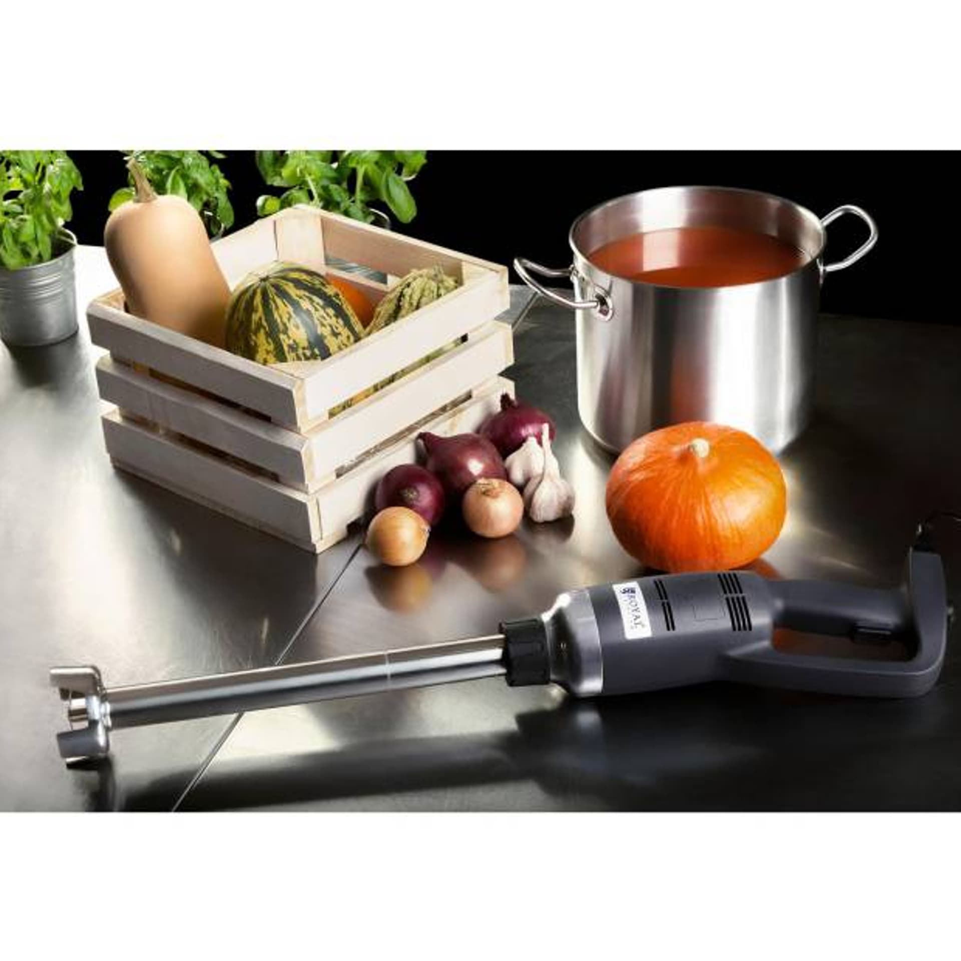 

Mocny mikser blender robot ręczny dł. ramienia 400mm 350W 230V Royal Catering