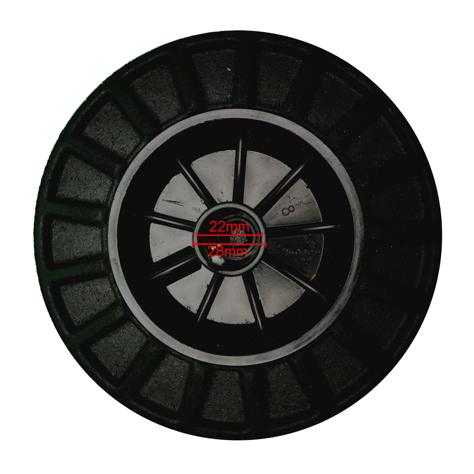

Koło kółko do śmietnika kosza kubła na śmieci MGB 120L 240L śr. 200mm