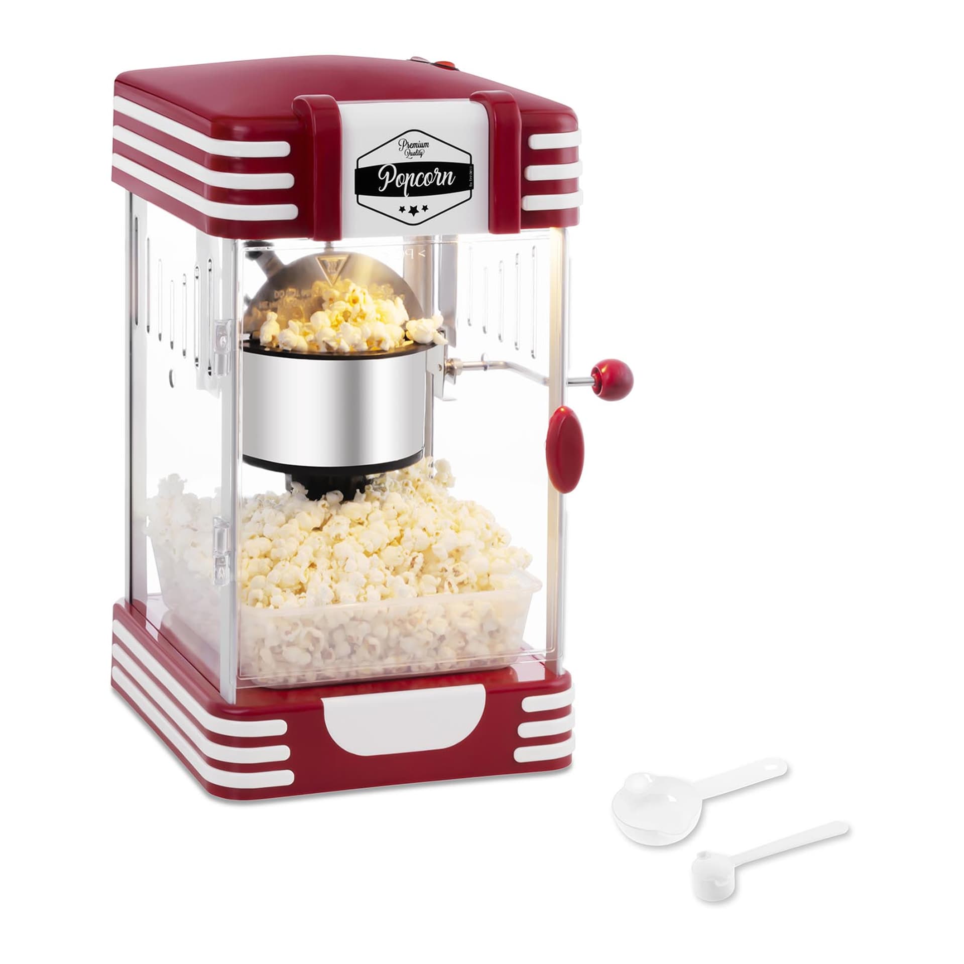 

Domowa maszyna urządzenie do popcornu RETRO Bredeco BCPK-300-WR 300W