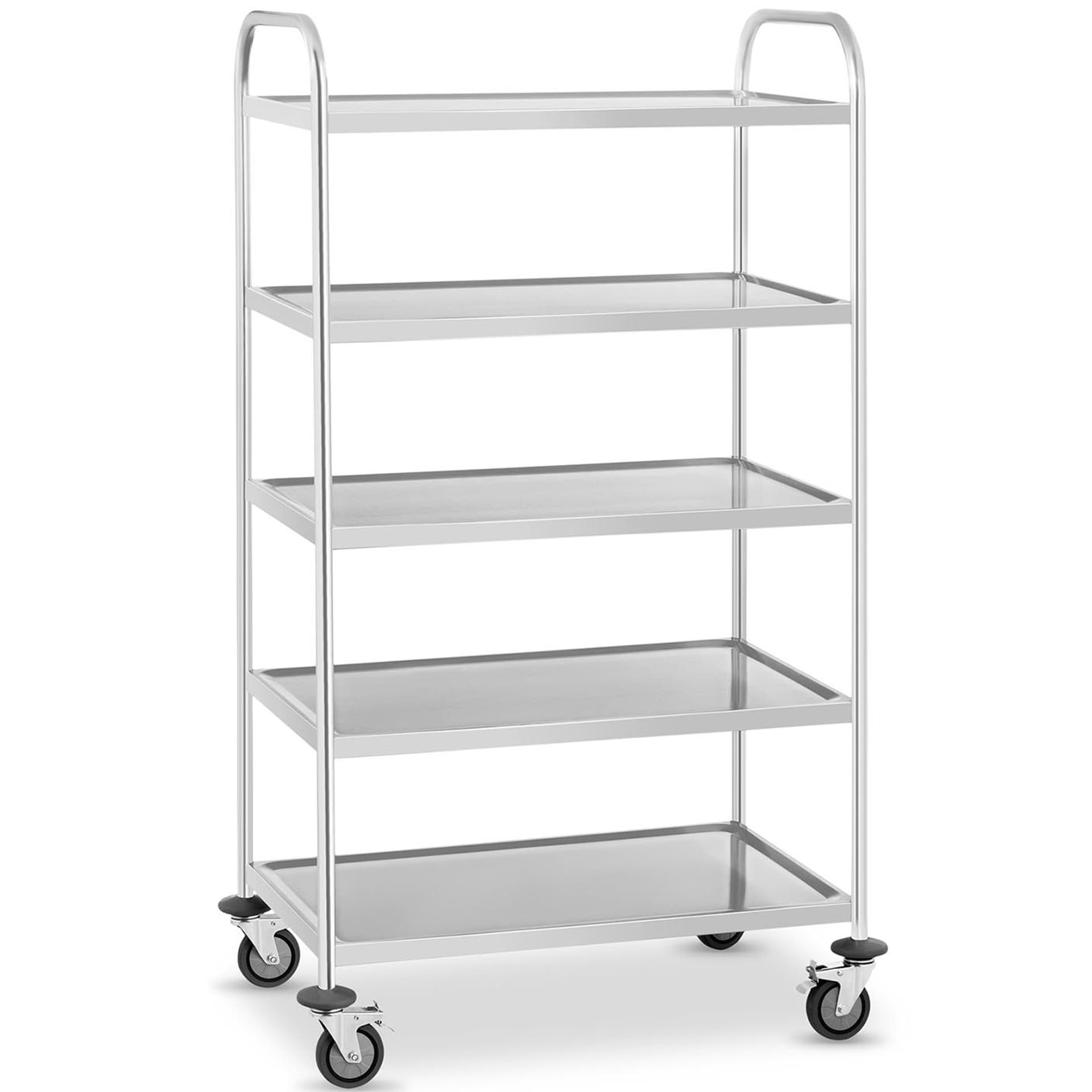 

Wózek kelnerski cateringowy 5-półkowy ze stali nierdzewnej do gastronomii RCSW-5.1