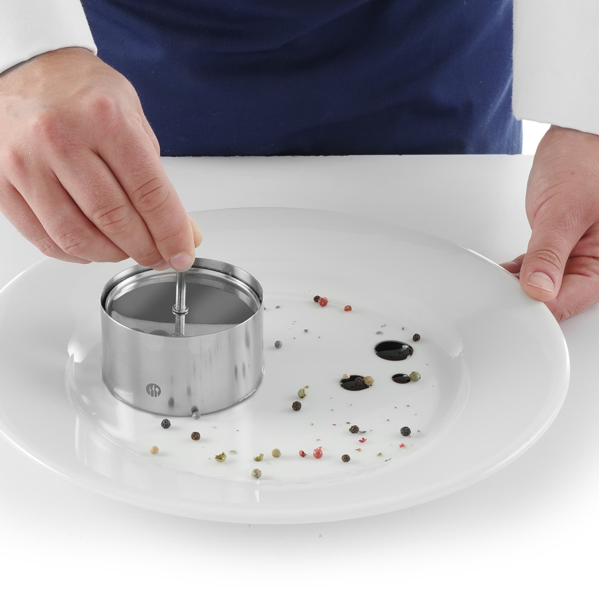 

Pierścień kucharski cukierniczy do ciast potraw śr.100x(H)45mm Hendi 512159, H)45mm hendi 51215