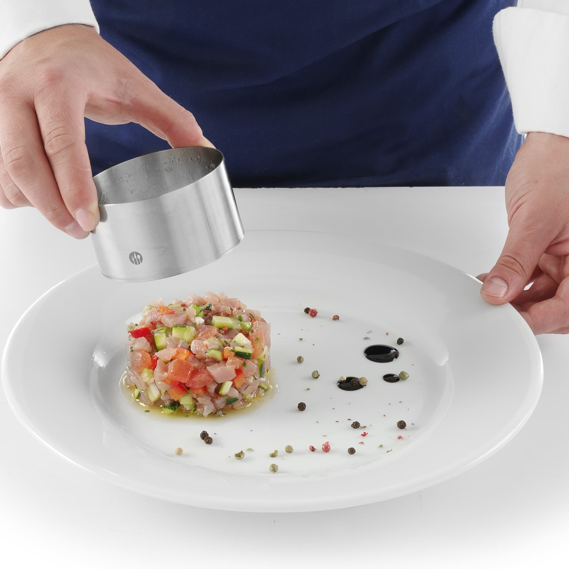 

Pierścień kucharski cukierniczy do ciast potraw śr.80x(H)45mm Hendi 512142, H)45mm hendi 51214