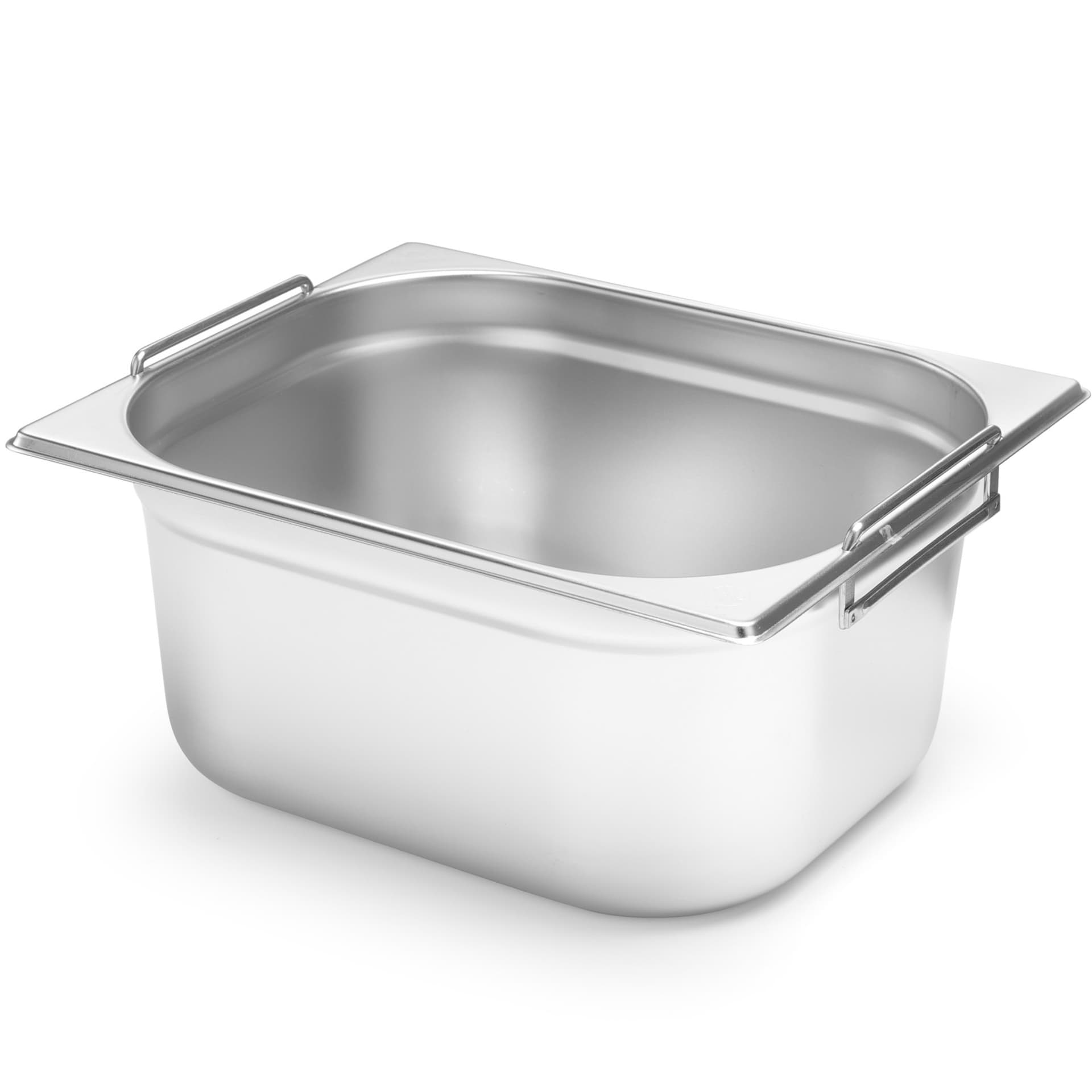 

Pojemnik gastronomiczny GN 1/2 z chowanymi uchwytami 325x265x150mm 9.5L Hendi 817346