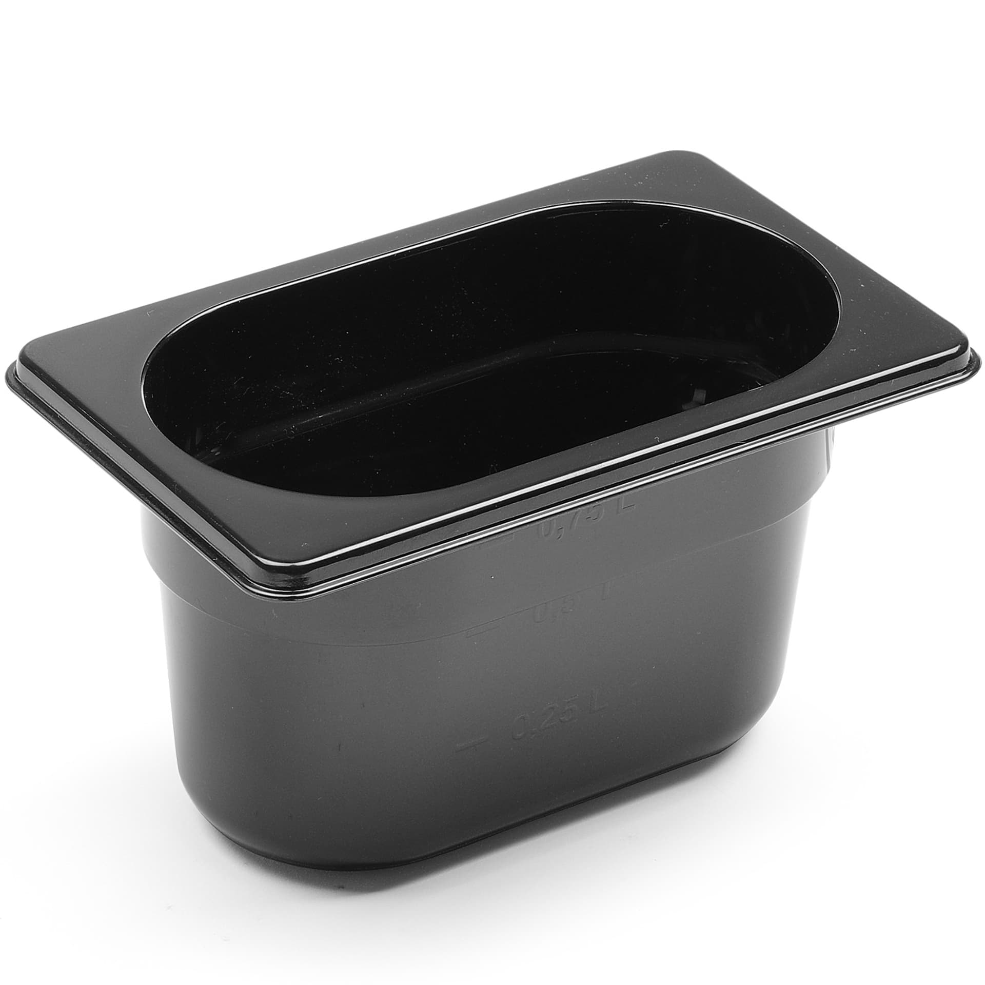 

Pojemnik gastronomiczny GN 1/9 z czarnego poliwęglanu 176x162x100mm 1L Hendi 862827