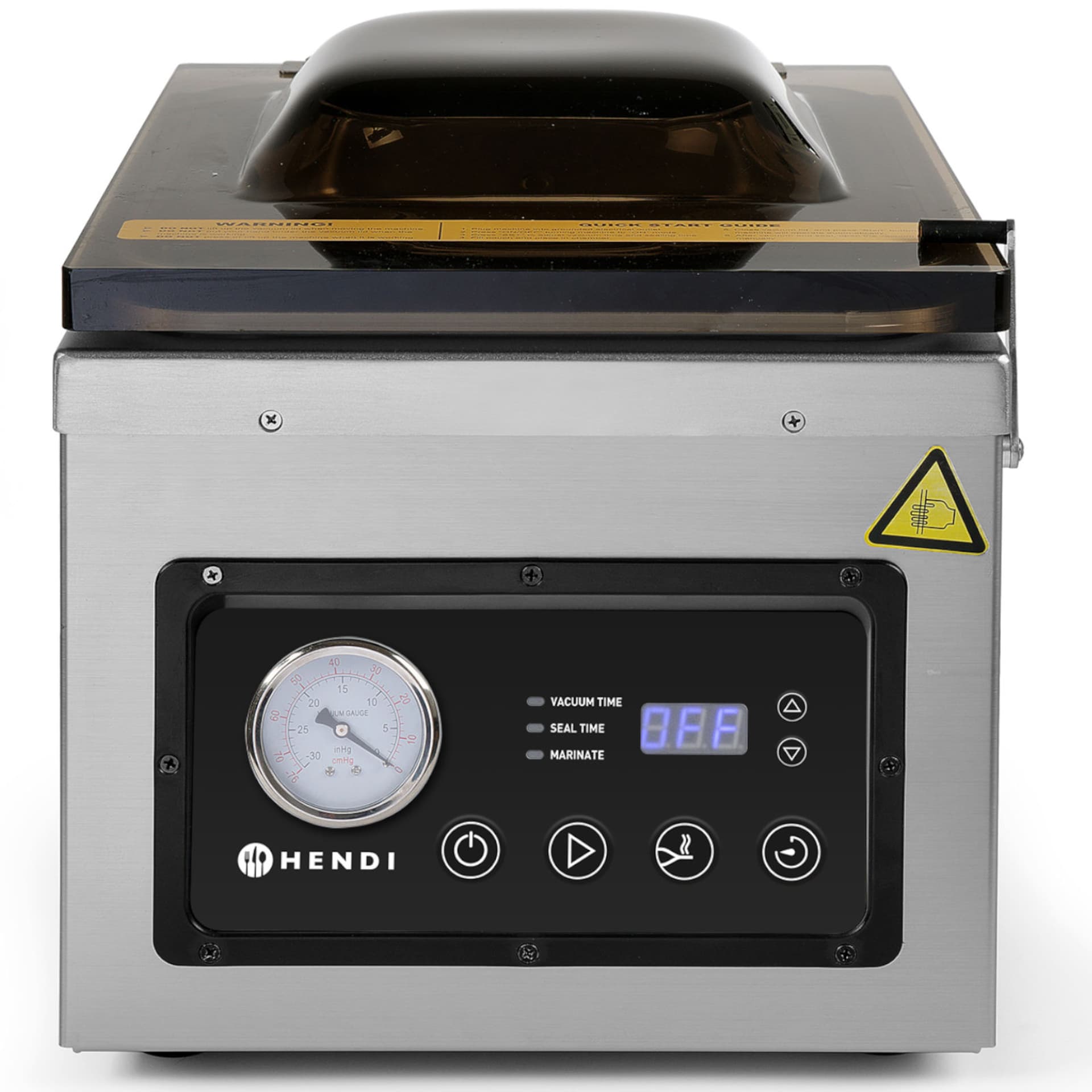 

Pakowarka próżniowa komorowa z pompą olejową 260mm 1000W PROFI LINE 260 Hendi 201428