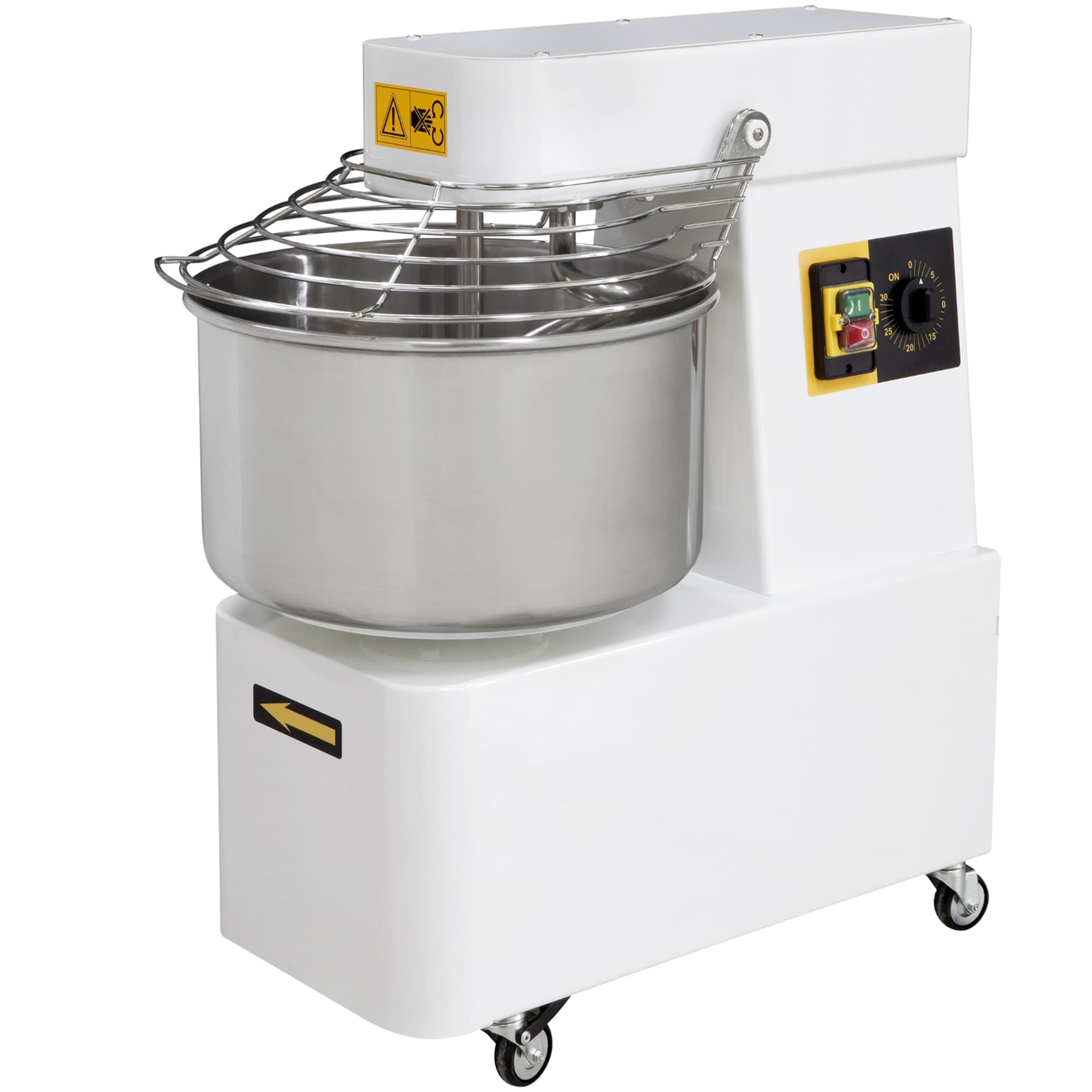 

Miesiarka spiralna ze stałą dzieżą 2 prędkości 17kg 22kg/h Hendi 222867