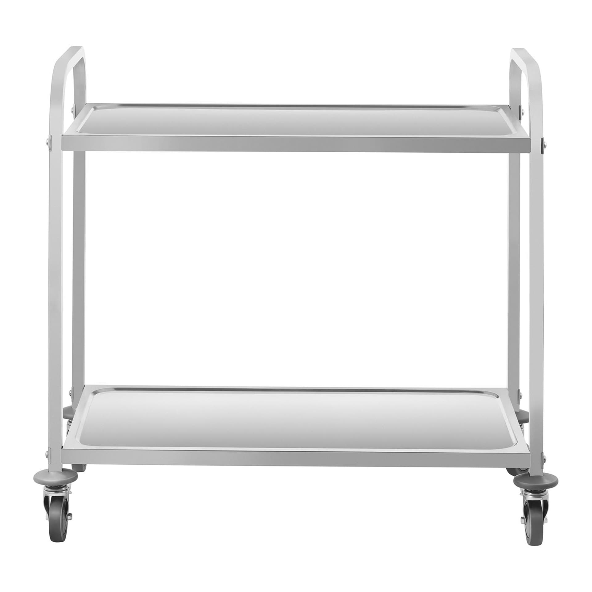 

Wózek kelnerski cateringowy 2-półkowy do 160 kg Stal nierdzewna