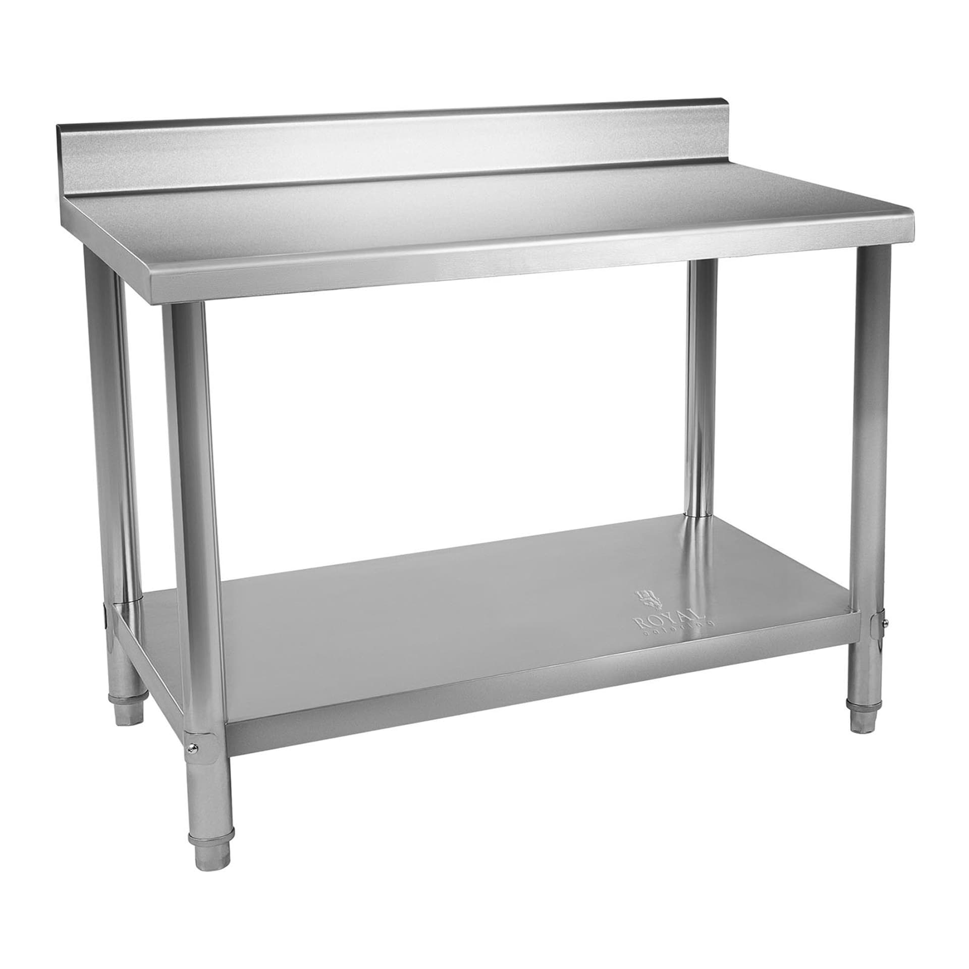 

Stół blat roboczy gastronomiczny z rantem stalowy nierdzewny 120x60cm