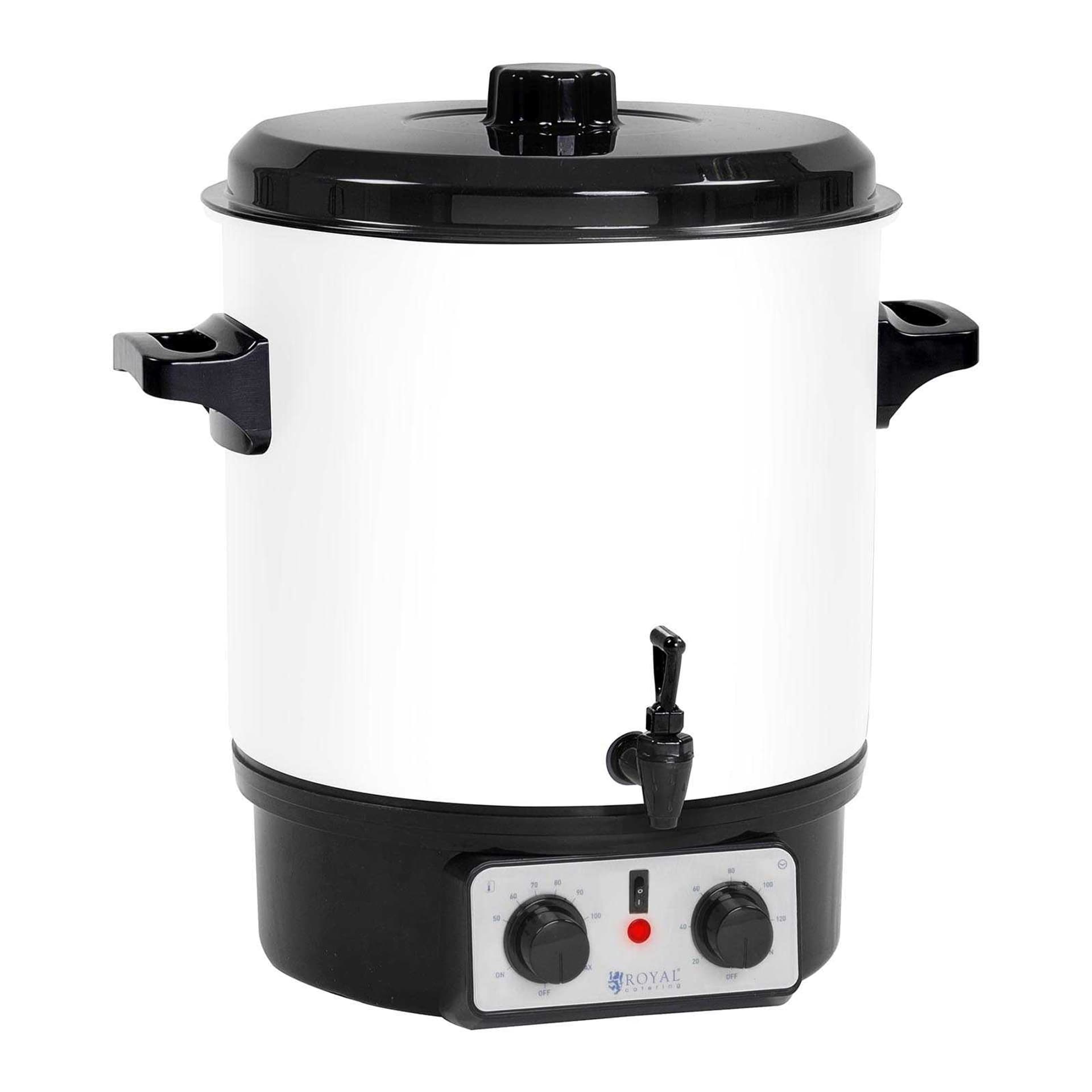 

Podgrzewacz warnik grzańca do grzanego wina kawy z kranem timerem 1800W 27L