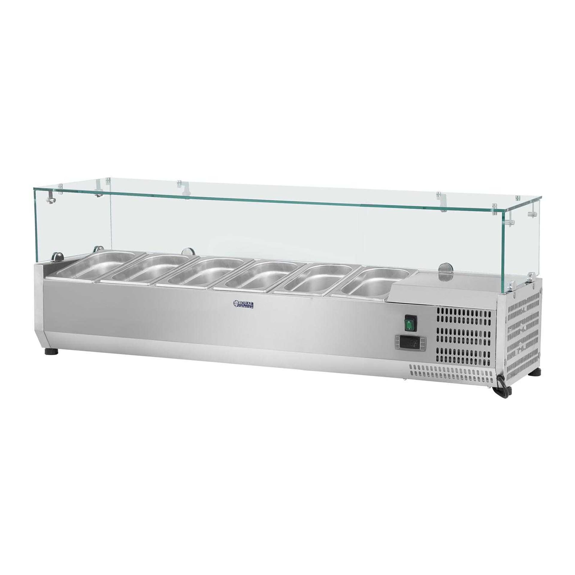 

Nadstawa chłodnicza ze szklaną osłoną 6x GN1/4 140cm