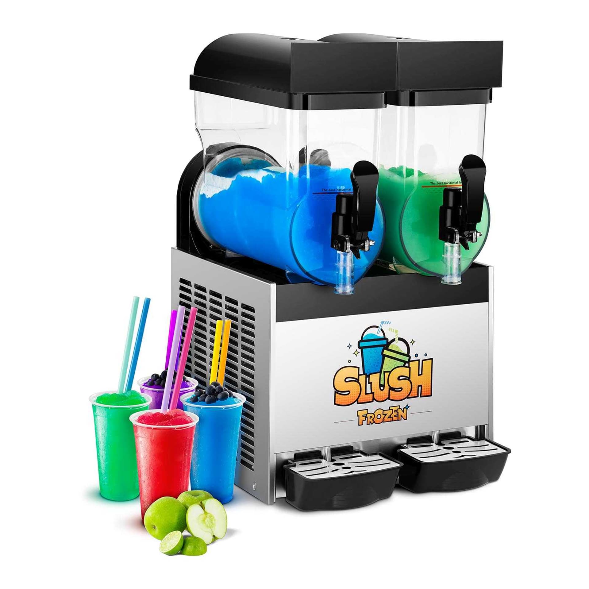

Granitor dyspenser urządzenie do napojów slush granity podwójny 2x 15L