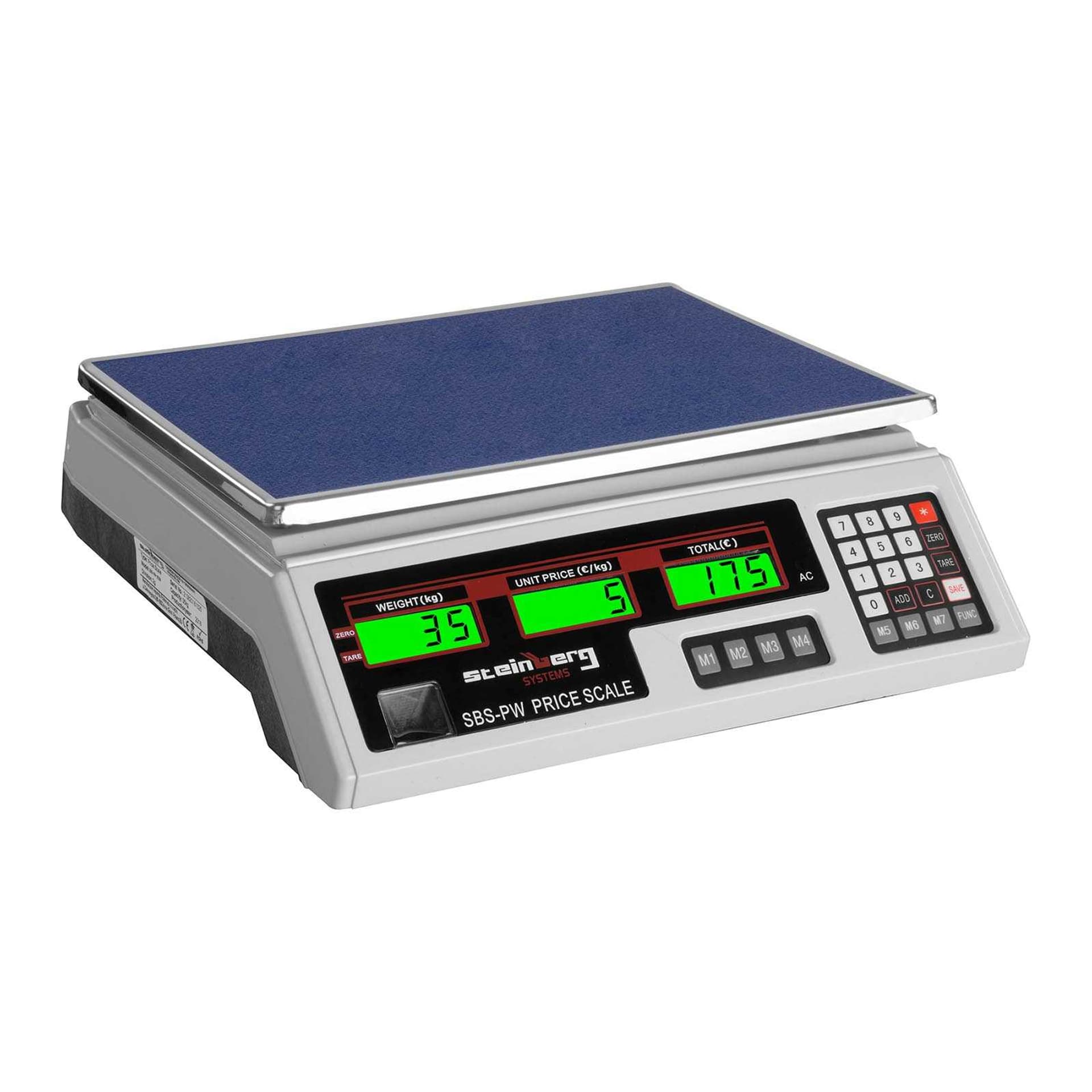 

Waga sklepowa handlowa cenowa biała 35kg / g