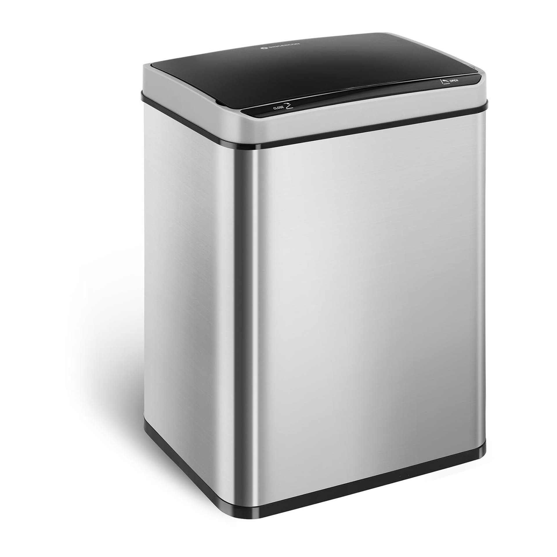 

Automatyczny kosz kubeł na śmieci odpadki z czujnikiem ruchu zasięg 20 cm 50 L