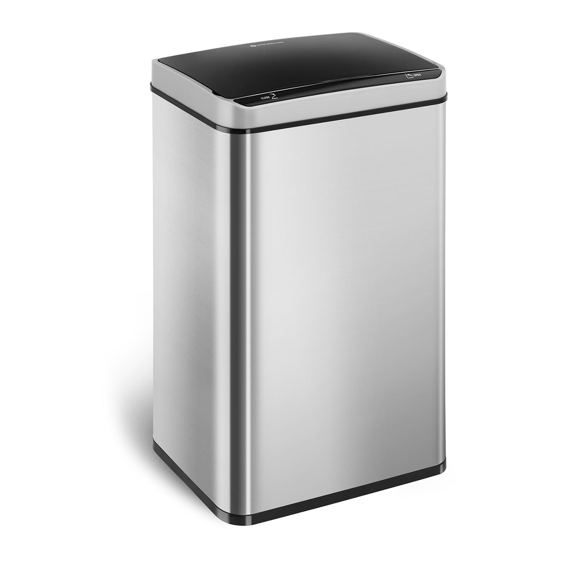 

Automatyczny kosz kubeł na śmieci odpadki z czujnikiem ruchu zasięg 20 cm 60 L