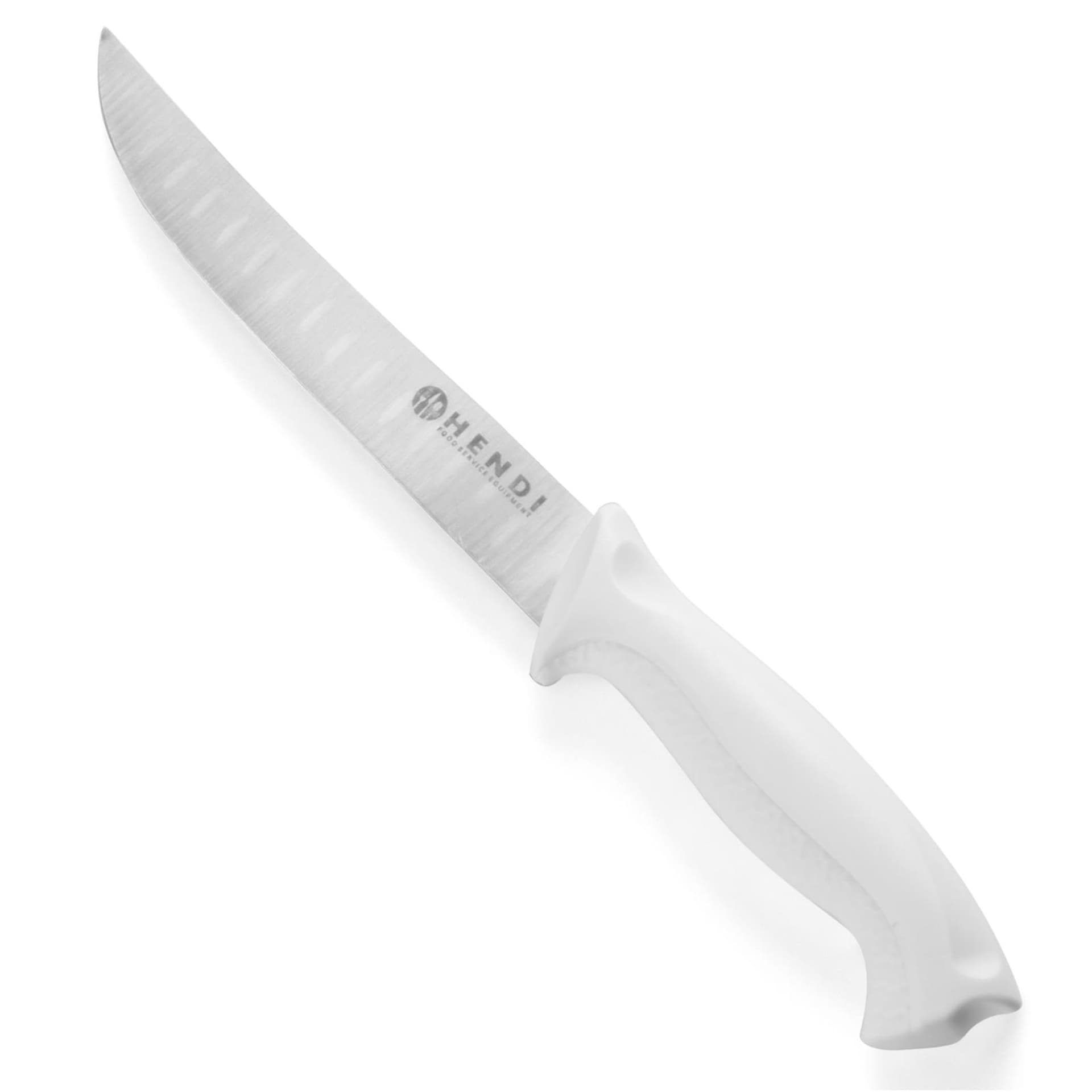 

Nóż do nabiału sera szlif kulowy HACCP 230mm - biały - HENDI 842355