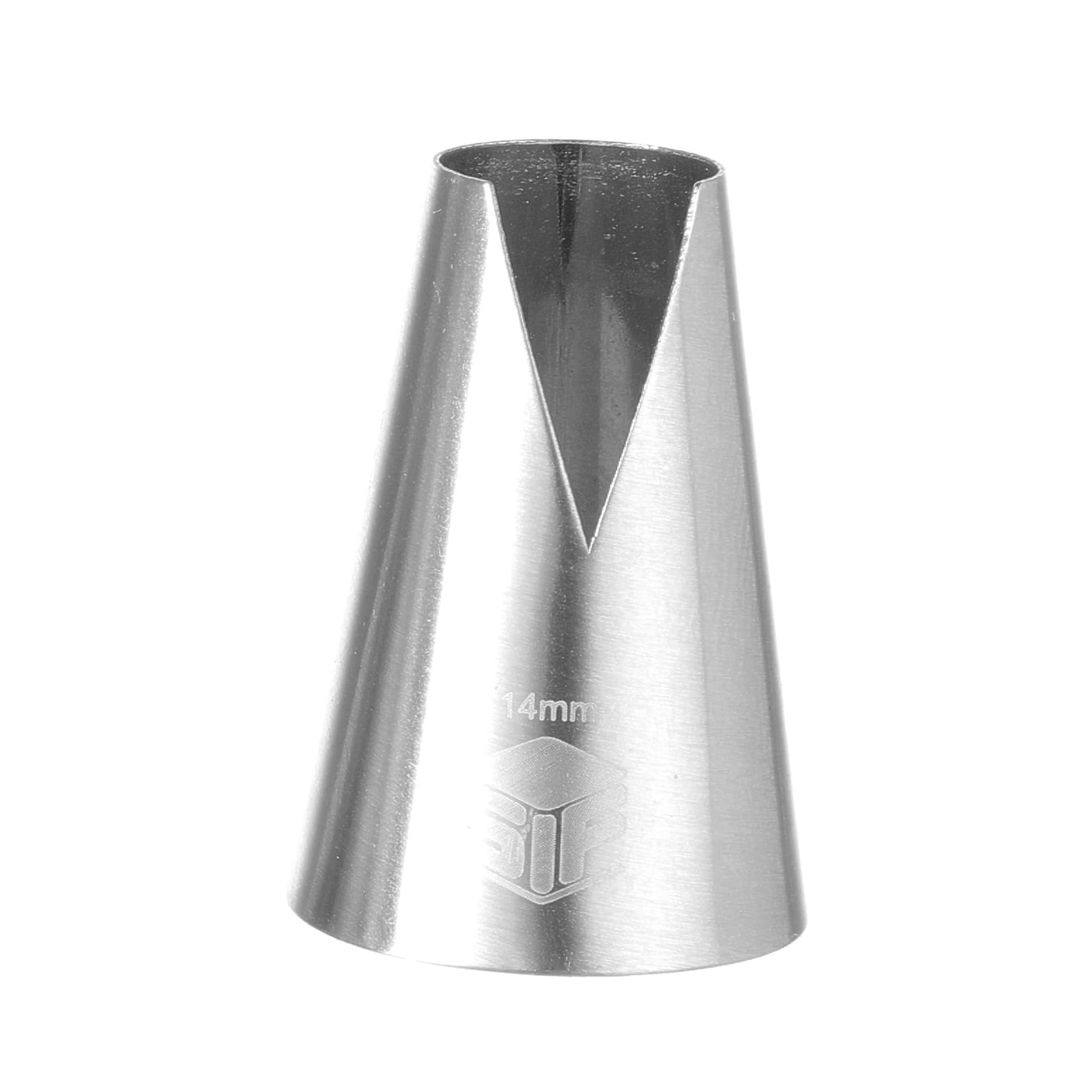 

Końcówka tylka do rękawa cukierniczego do dekoracji LITERA V 14mm - HENDI 551233