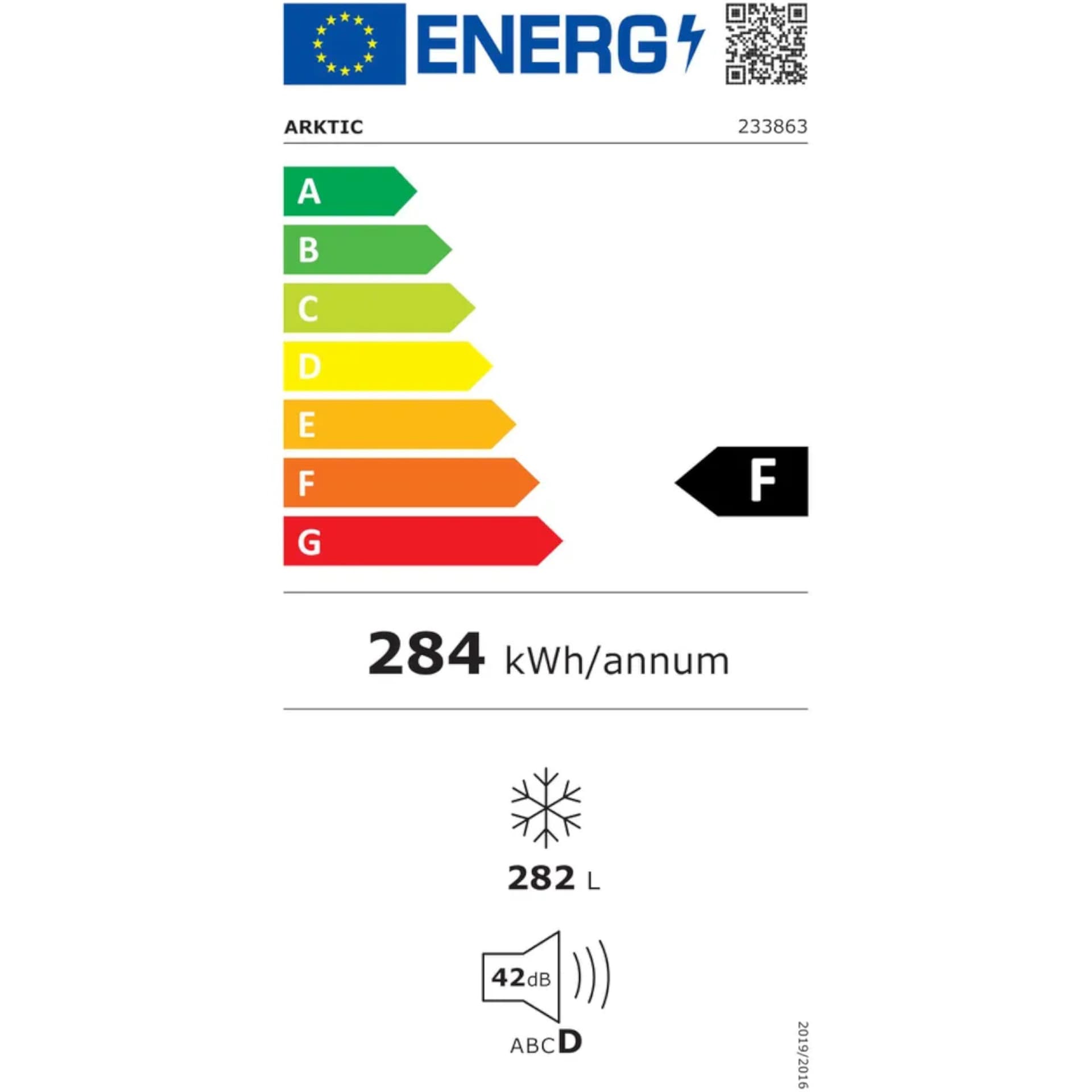 

Zamrażarka skrzyniowa energooszczędna A+ do -26C LED 282L