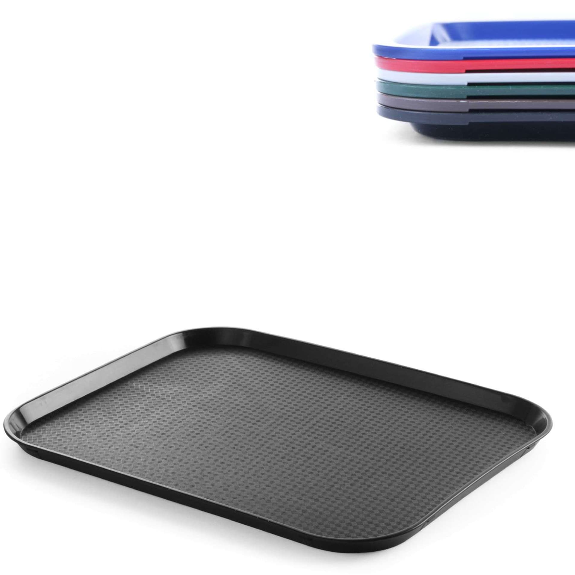 

Taca z polipropylenu Fast Food 30.5x41.5cm - czarna