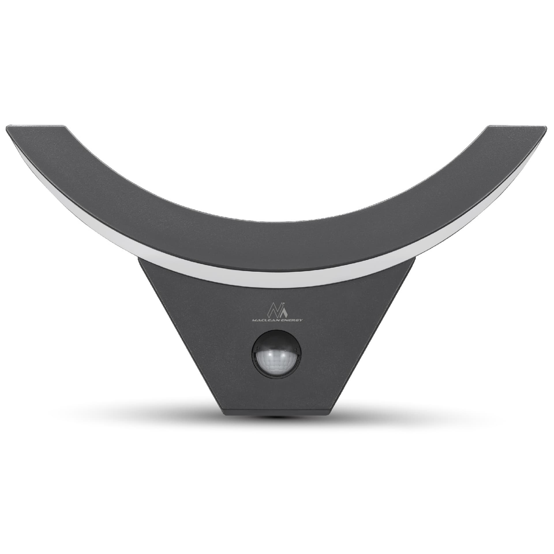 

Lampa LED z czujnikiem ruchu Maclean, czujnik ruchu na podczerwień, kolor szary, 10W, IP54, 800lm, MCE290 GR