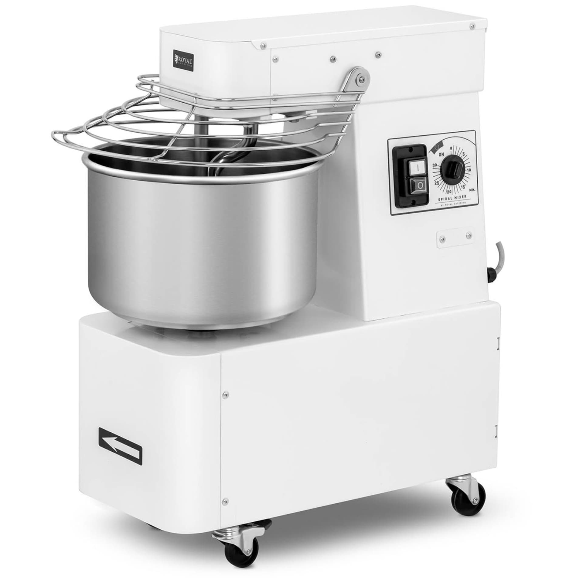 

Miesiarka spiralna mikser spiralny do ciasta ze stałą dzieżą 15 l 48 kg/h 750 W ITALY
