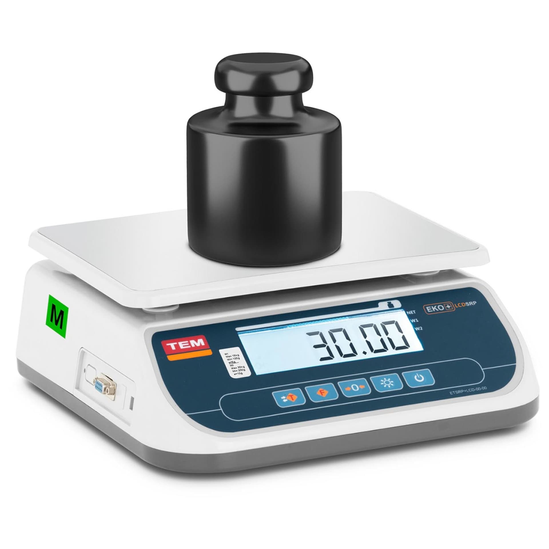 

Waga sklepowa handlowa 30 kg / 10 g LCD LEGALIZACJA