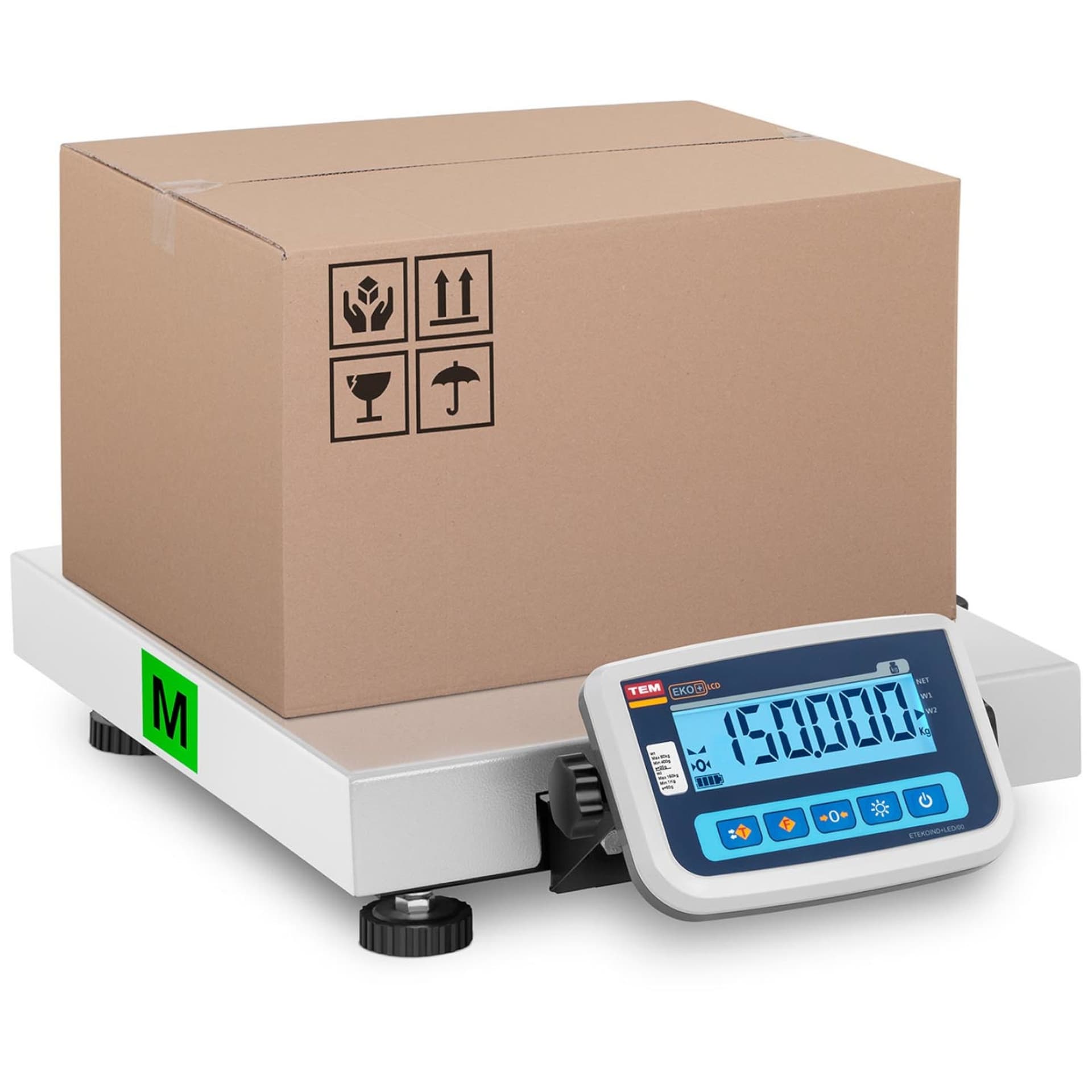 

Waga magazynowa paczkowa 150 kg / 50 g LCD M LEGALIZACJA