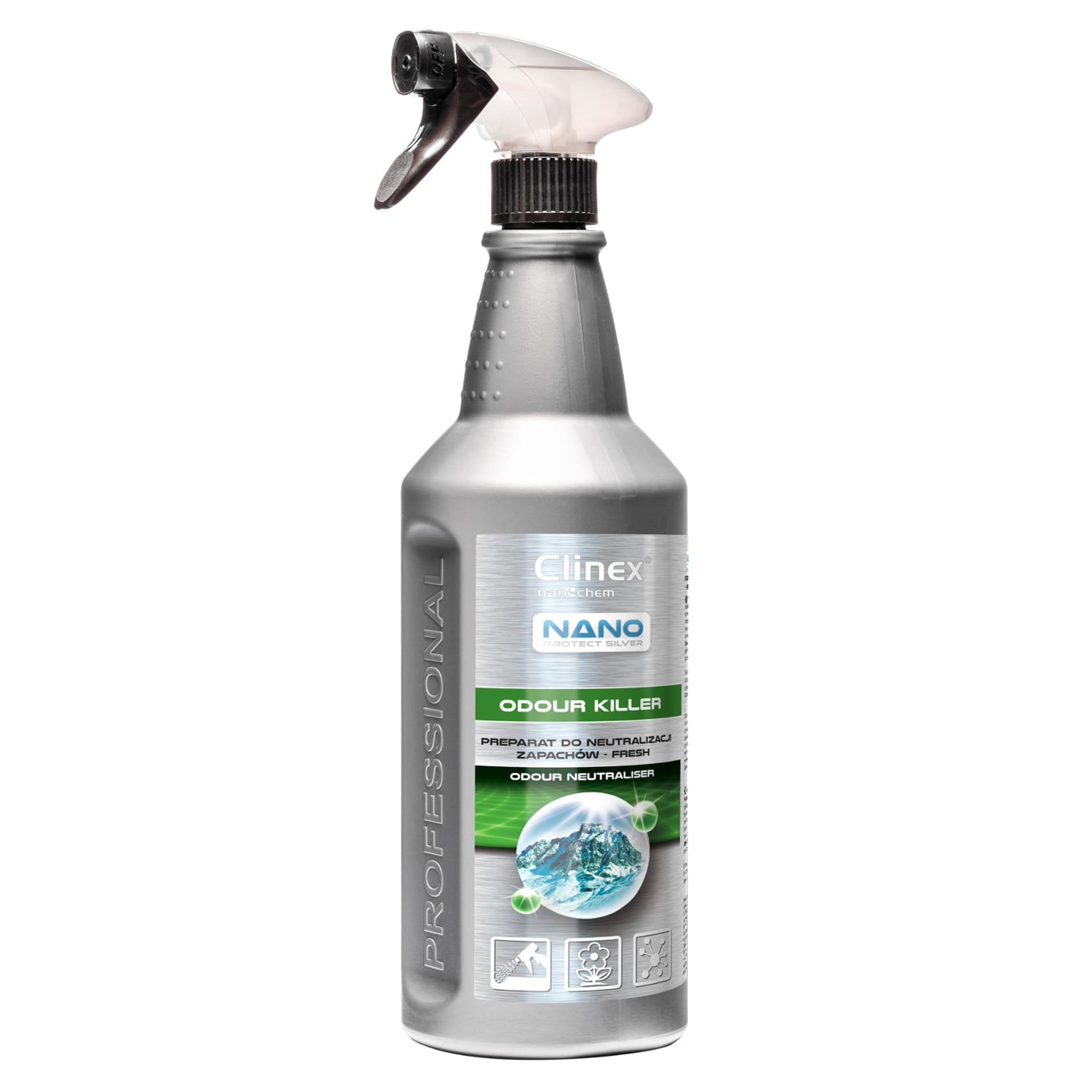 

Odświeżacz powietrza do neutralizacji zapachów CLINEX Nano Protect Silver Odour Killer - Fresh 1L