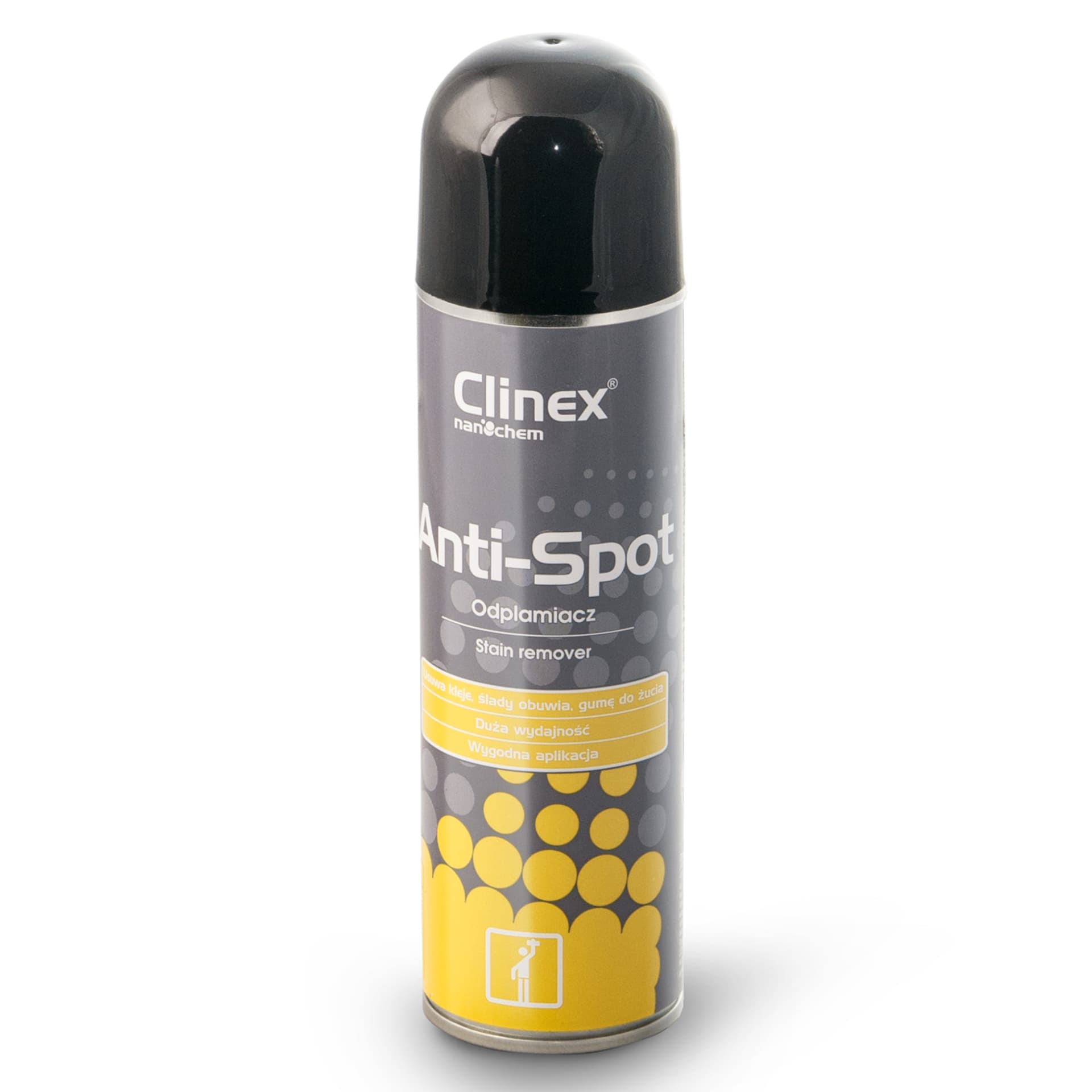 

Odplamiacz do dywanów i mebli tapicerowanych usuwa gumę do żucia smołę wosk CLINEX Anti-Spot 250ML