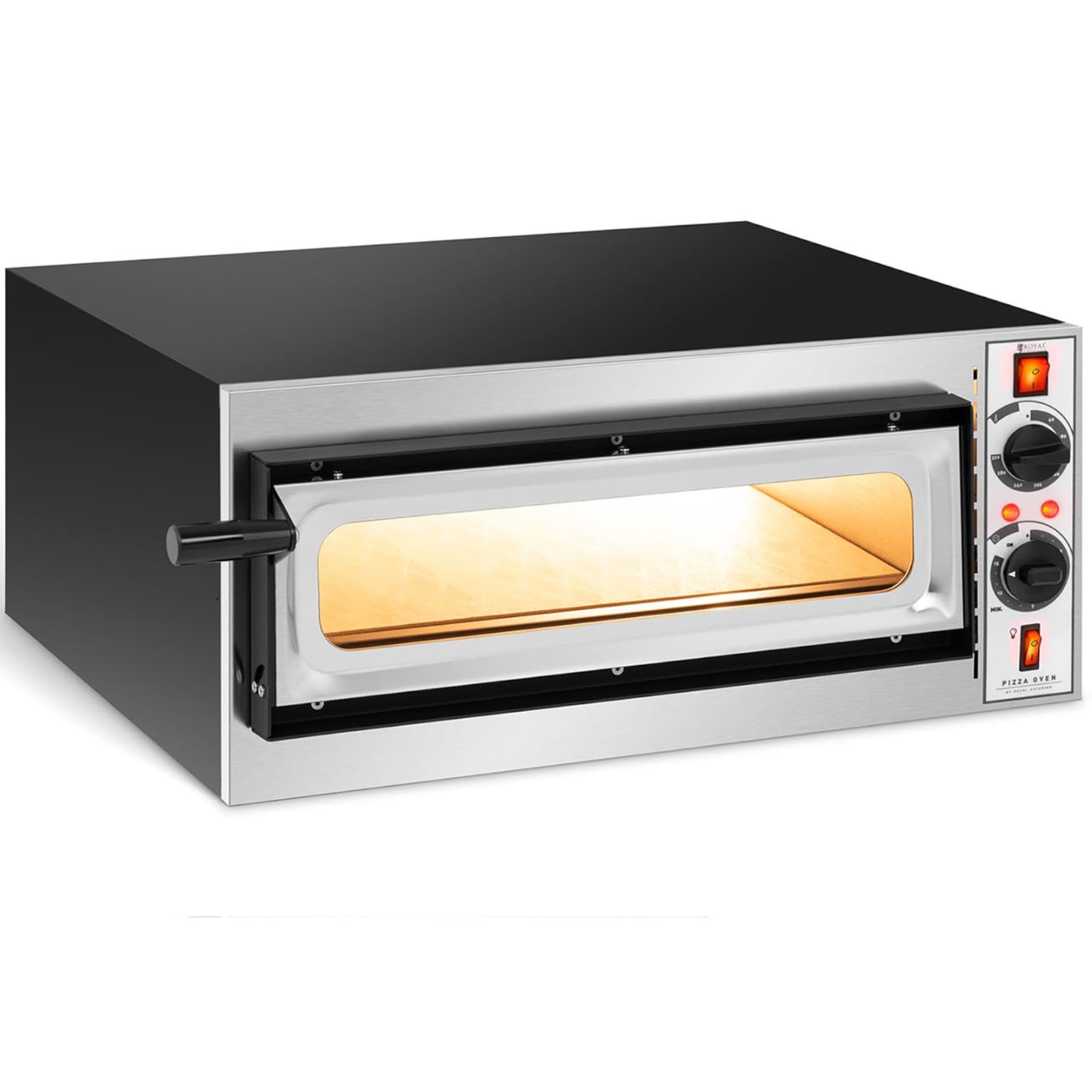 

Piec do pizzy jednokomorowy z szybą 1 pizza śr. 32 cm 230 V 1600 W ITALY