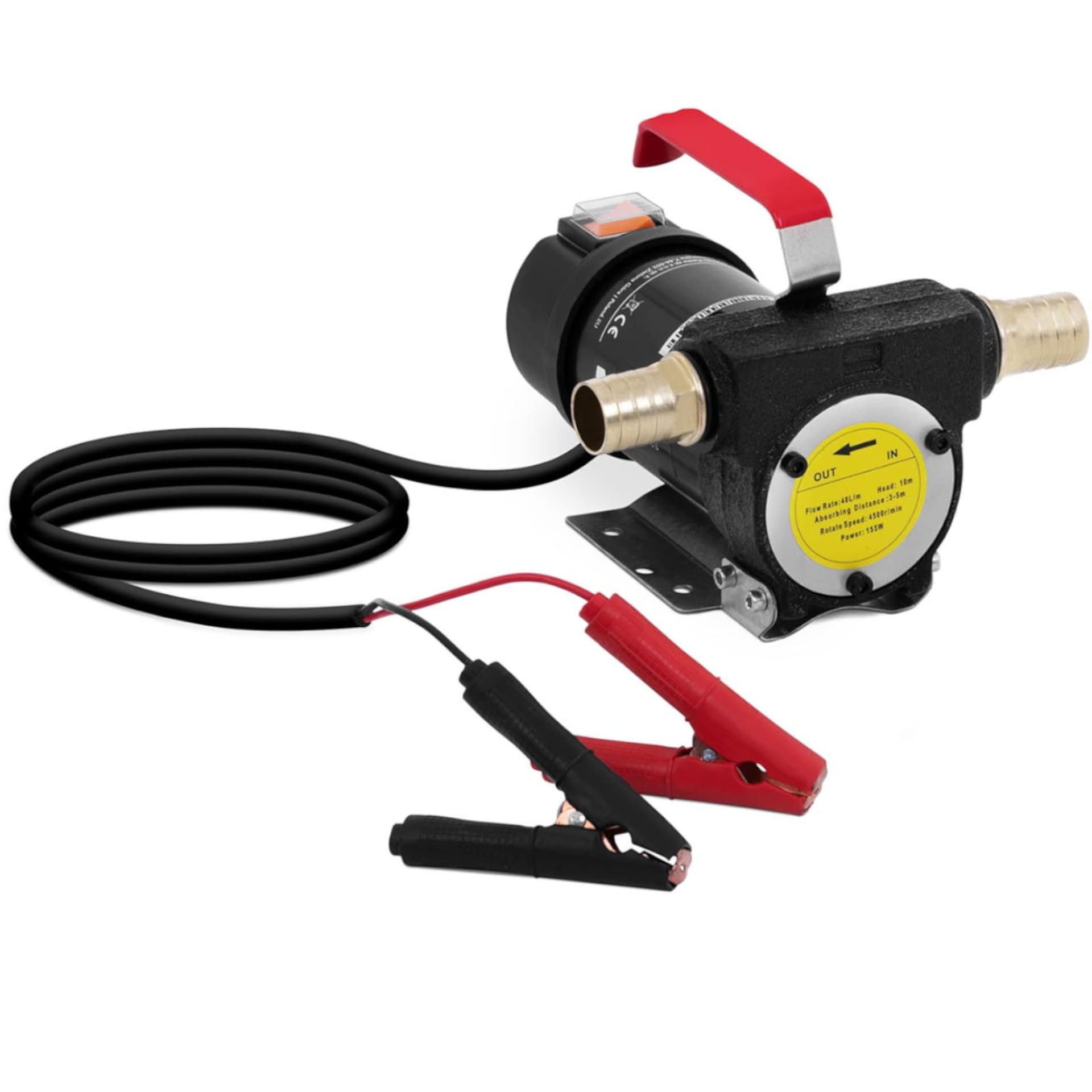 

Pompa elektryczna do spuszczania paliwa oleju napędowego samozasysająca IP55 12 V 155 W 40 l/min
