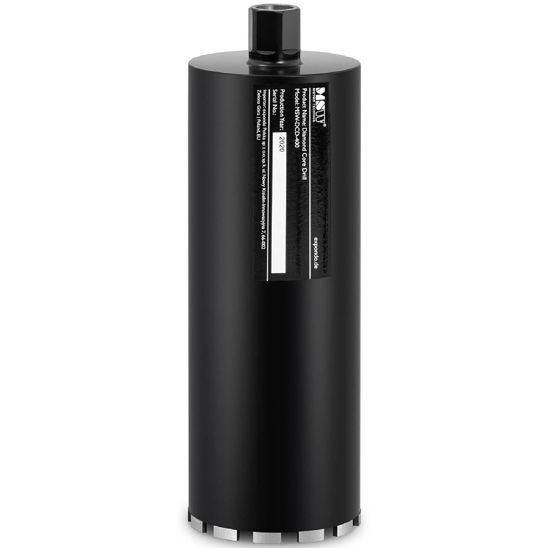 

Wiertło diamentowe koronowe do betonu kamienia G1 dł. 400 mm śr. 152 mm