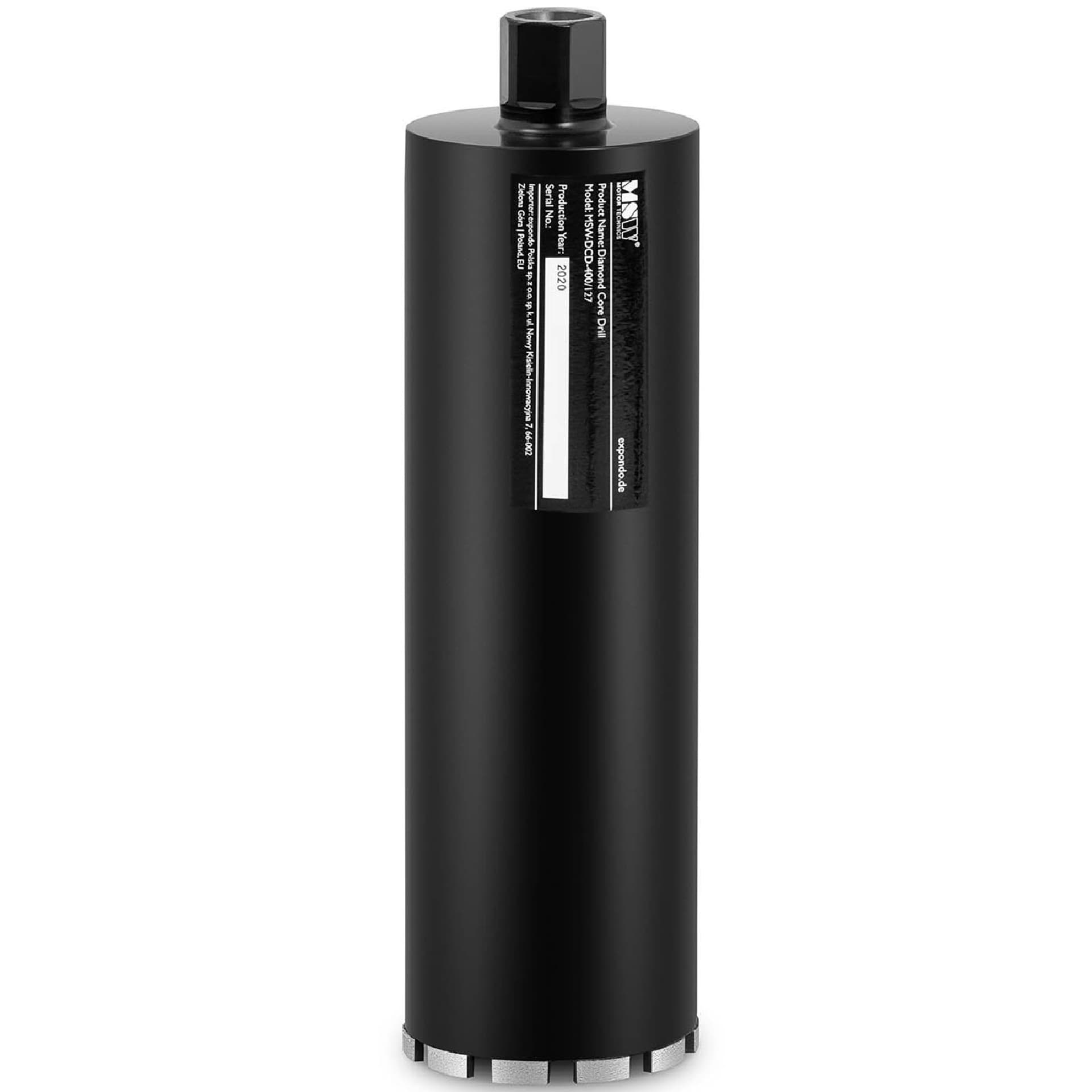 

Wiertło diamentowe koronowe do betonu kamienia G1 dł. 400 mm śr. 127 mm