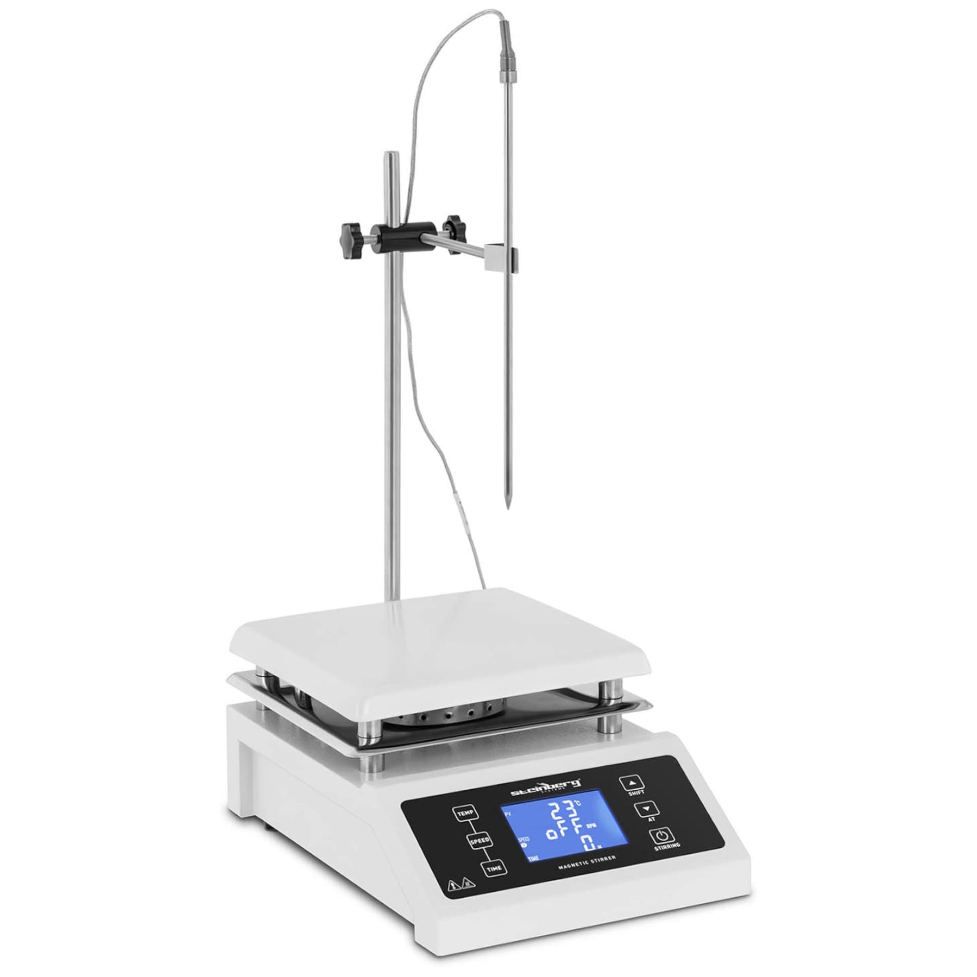 

Mieszadło magnetyczne laboratoryjne + stojak z uchwytem timer 350C 2000 obr./min