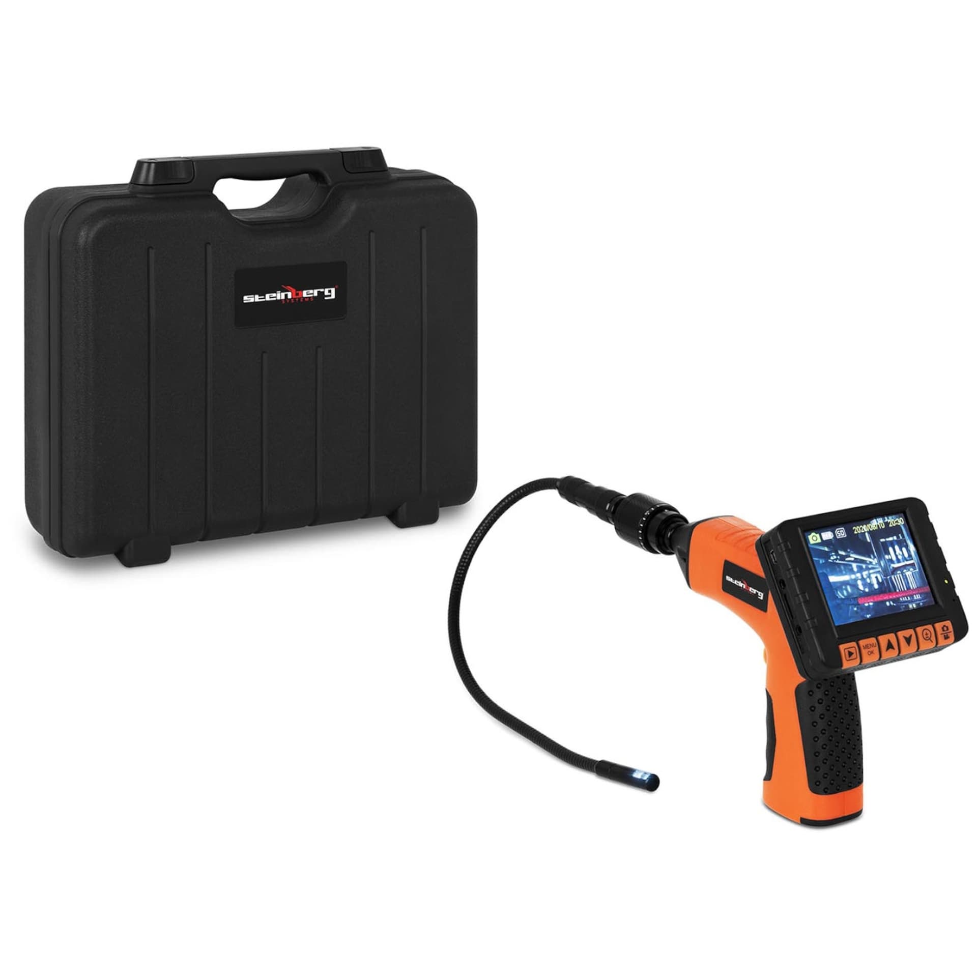 

Endoskop kamera inspekcyjna diagnostyczna 430 mm śr. 10 mm LCD 3.5''