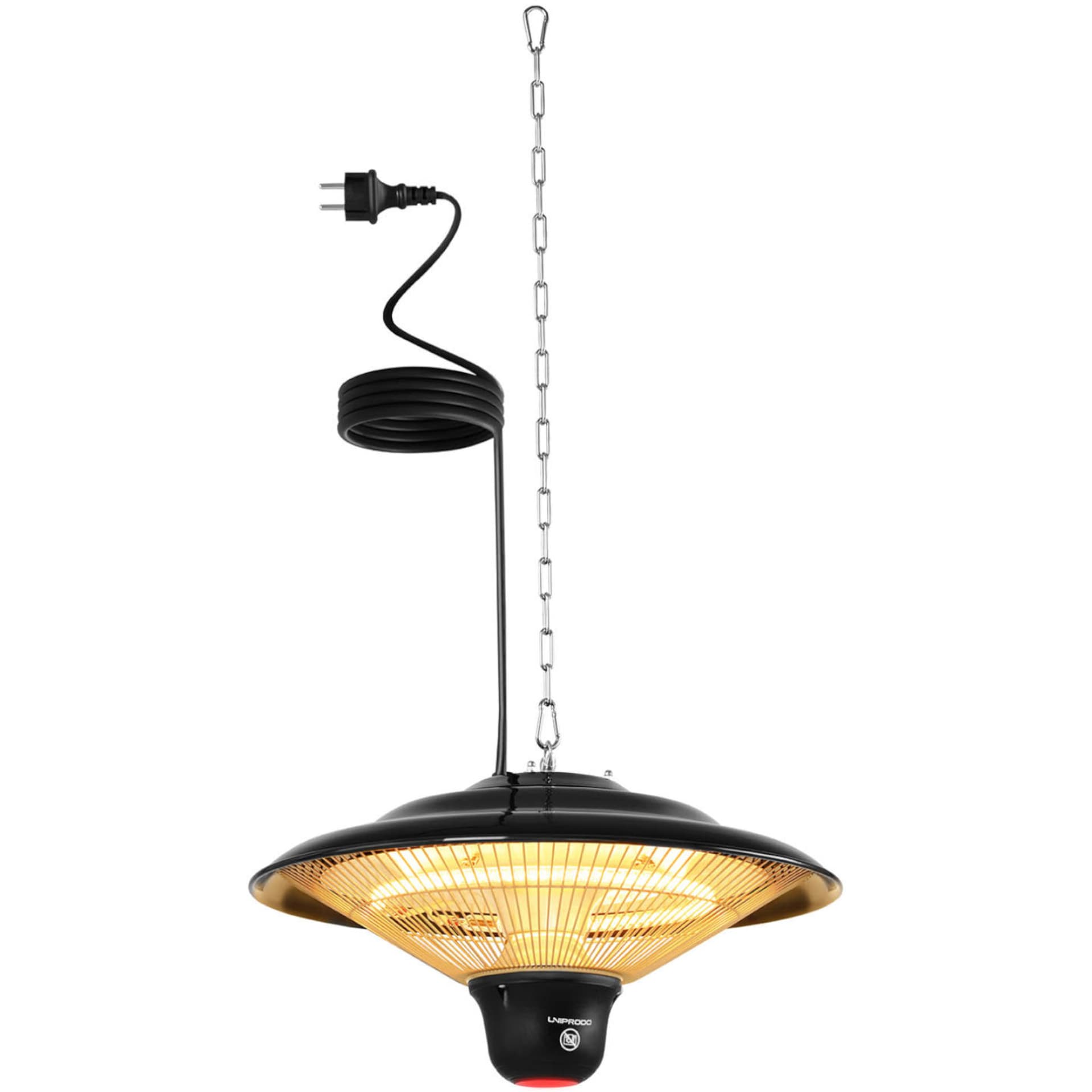 

Lampa grzewcza tarasowa promiennik podczerwieni wiszący 1500 W