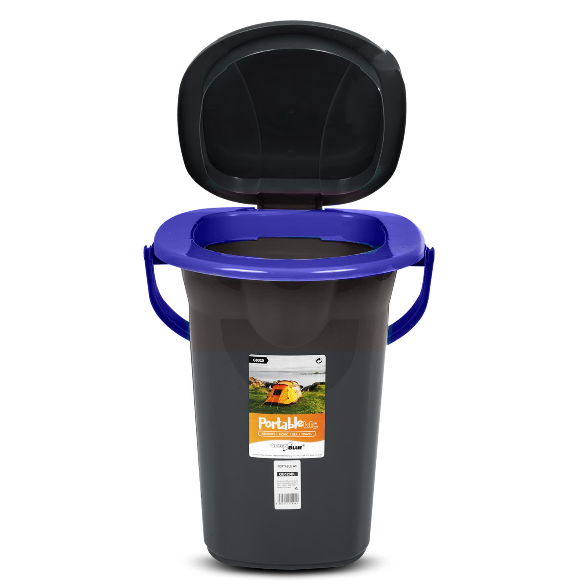 

Toaleta turystyczna GreenBlue GB320BB czarno-granatowa