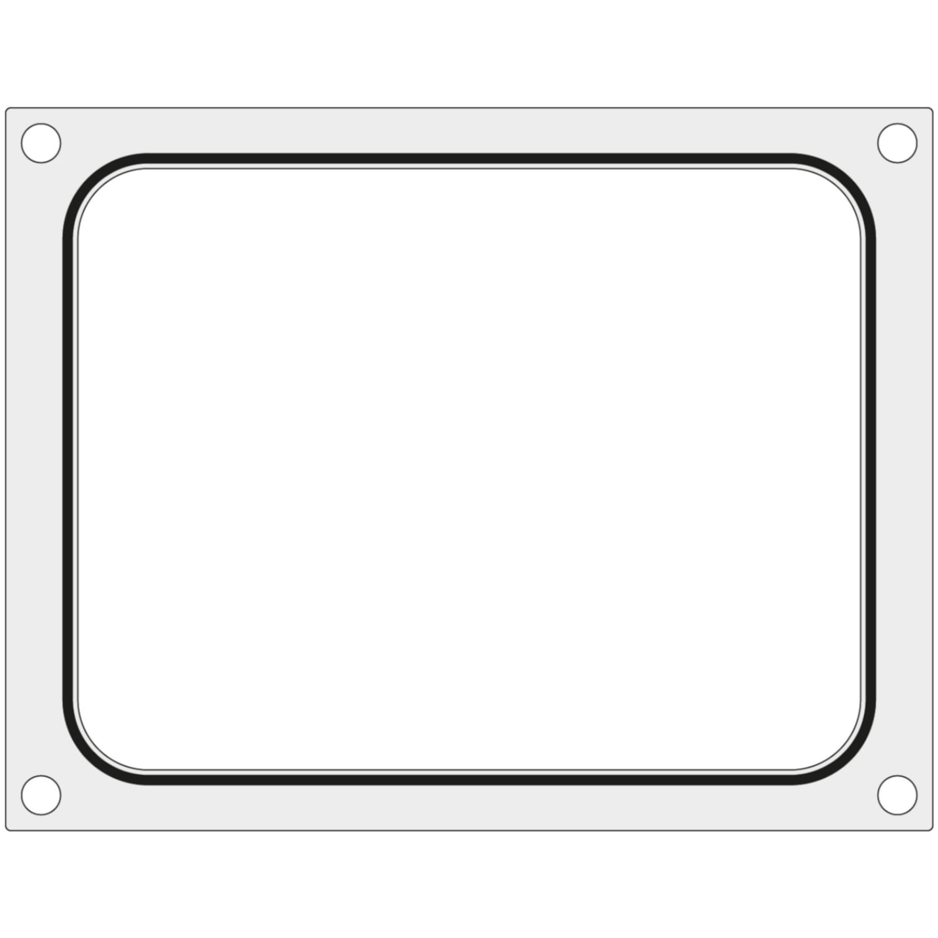 

Matryca forma do zgrzewarek MCS na tackę bez podziału 227x178 mm - Hendi 805442