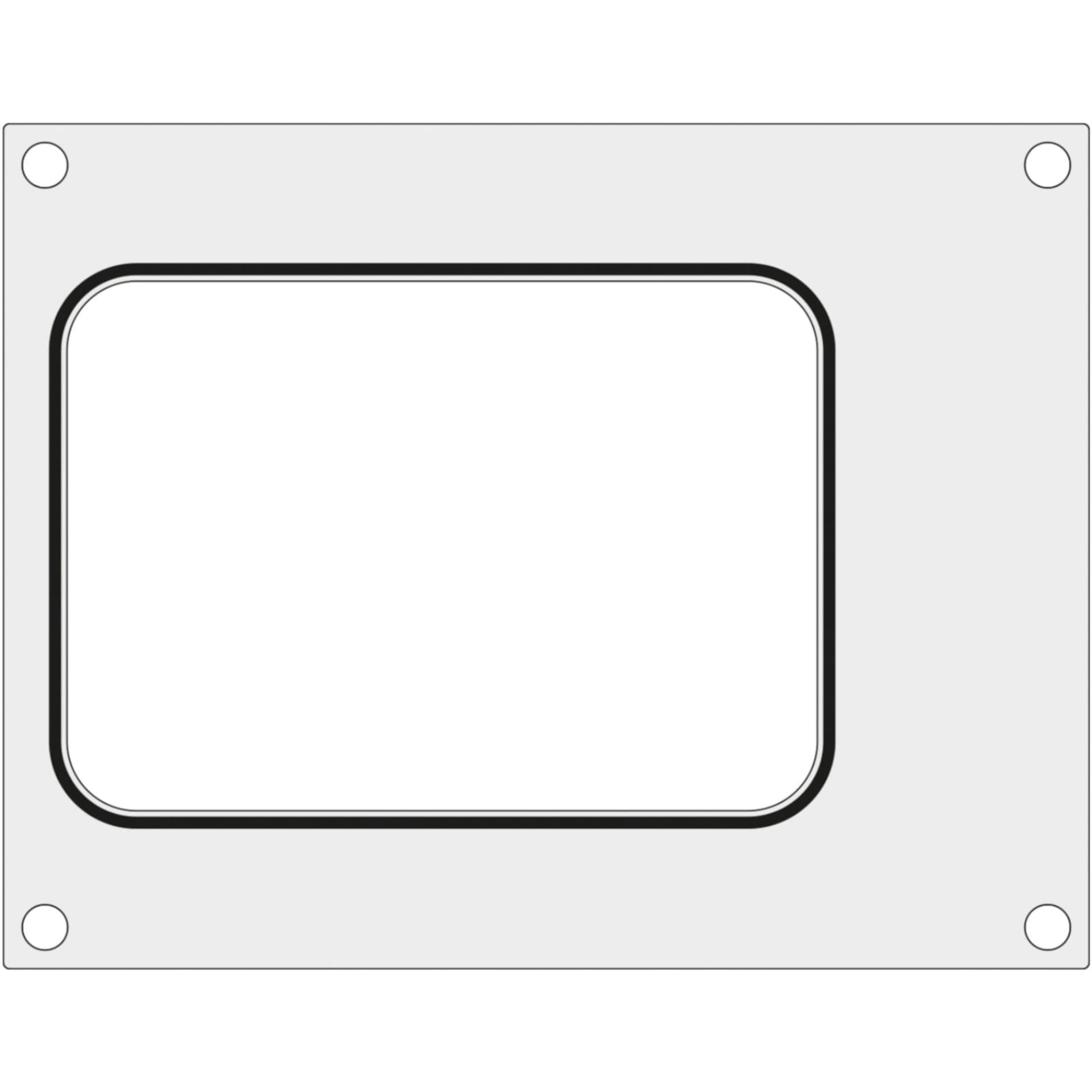 

Matryca forma do zgrzewarek BOKAMA na tackę bez podziału 187x137 mm - Hendi 805954