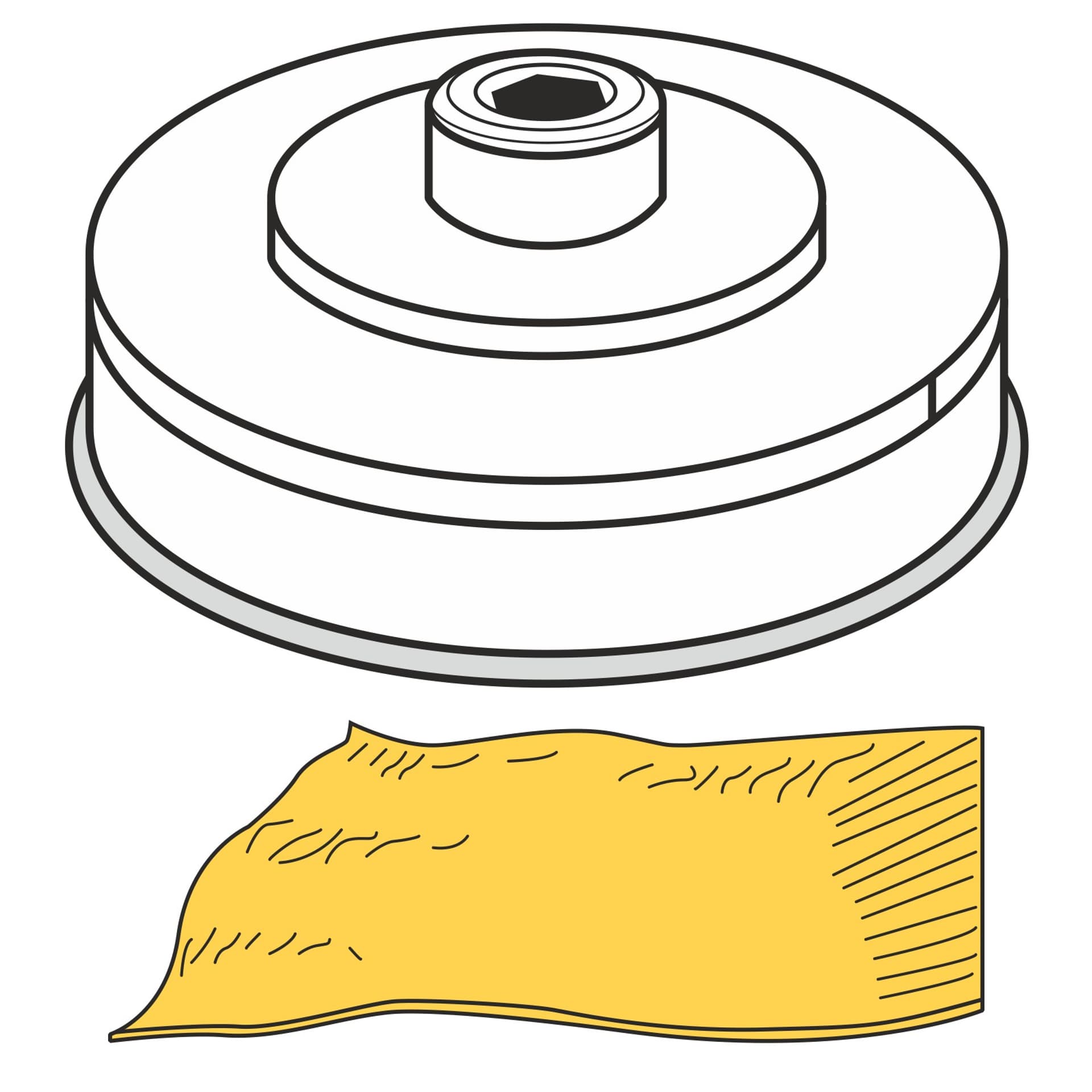 

Końcówka do wyrobu makaronu PASTA SFOGLIA ciasto francuskie dł. 155 mm gr. 1-4 mm MPF2.5/4 - Hendi 229392