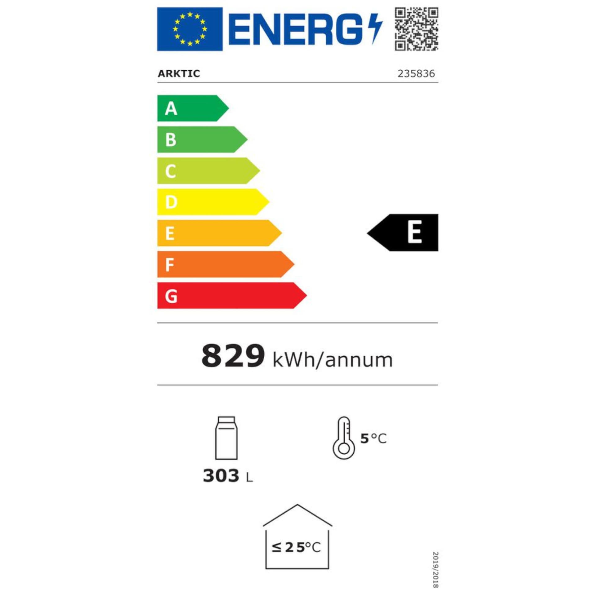 

Lodówka chłodziarka barowa sklepowa na napoje 3-drzwiowa 6 półek 300 W 303 l - Hendi 235836