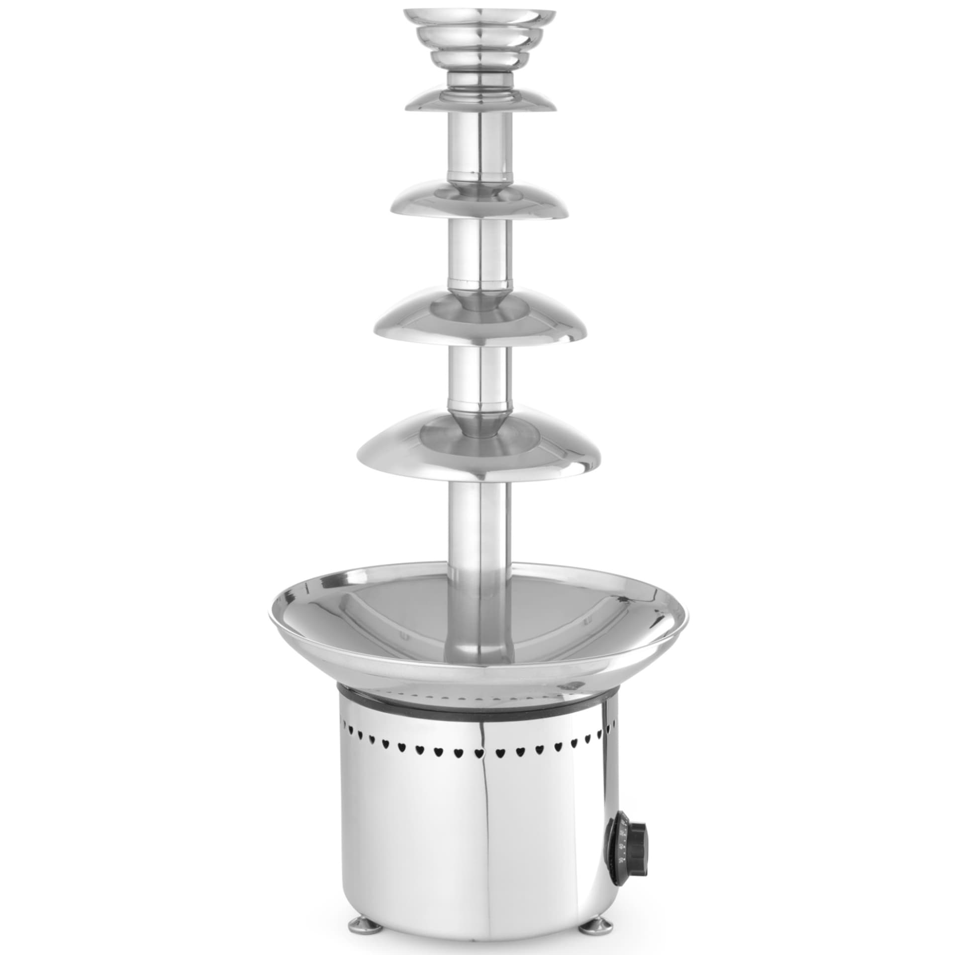 

Fontanna do czekolady fondue 5 poziomów stalowa 265 W - Hendi 274156