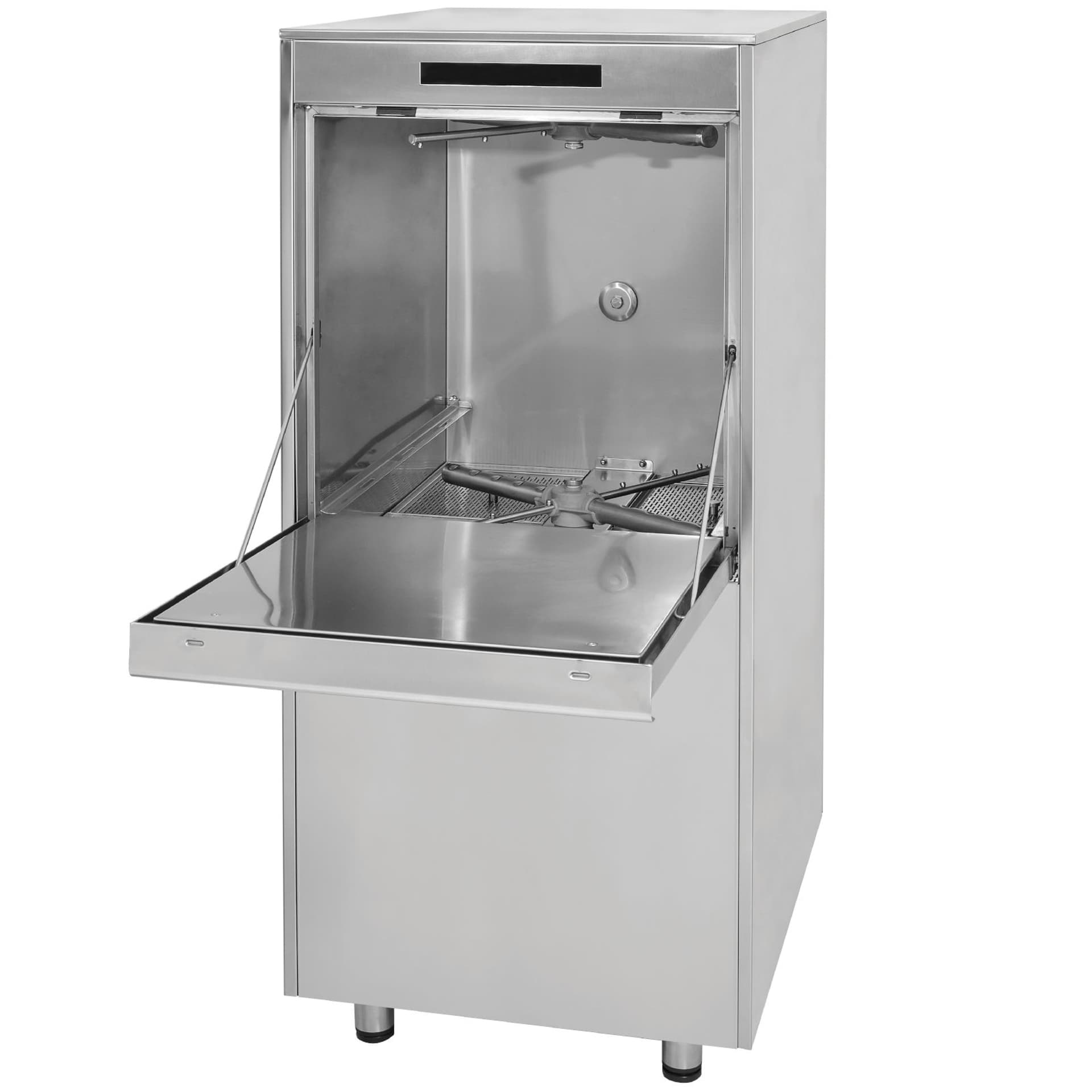 

Zmywarka gastronomiczna do naczyń garnków z dozownikiem pompą koszem 50x60 cm 400 V - Hendi 236574