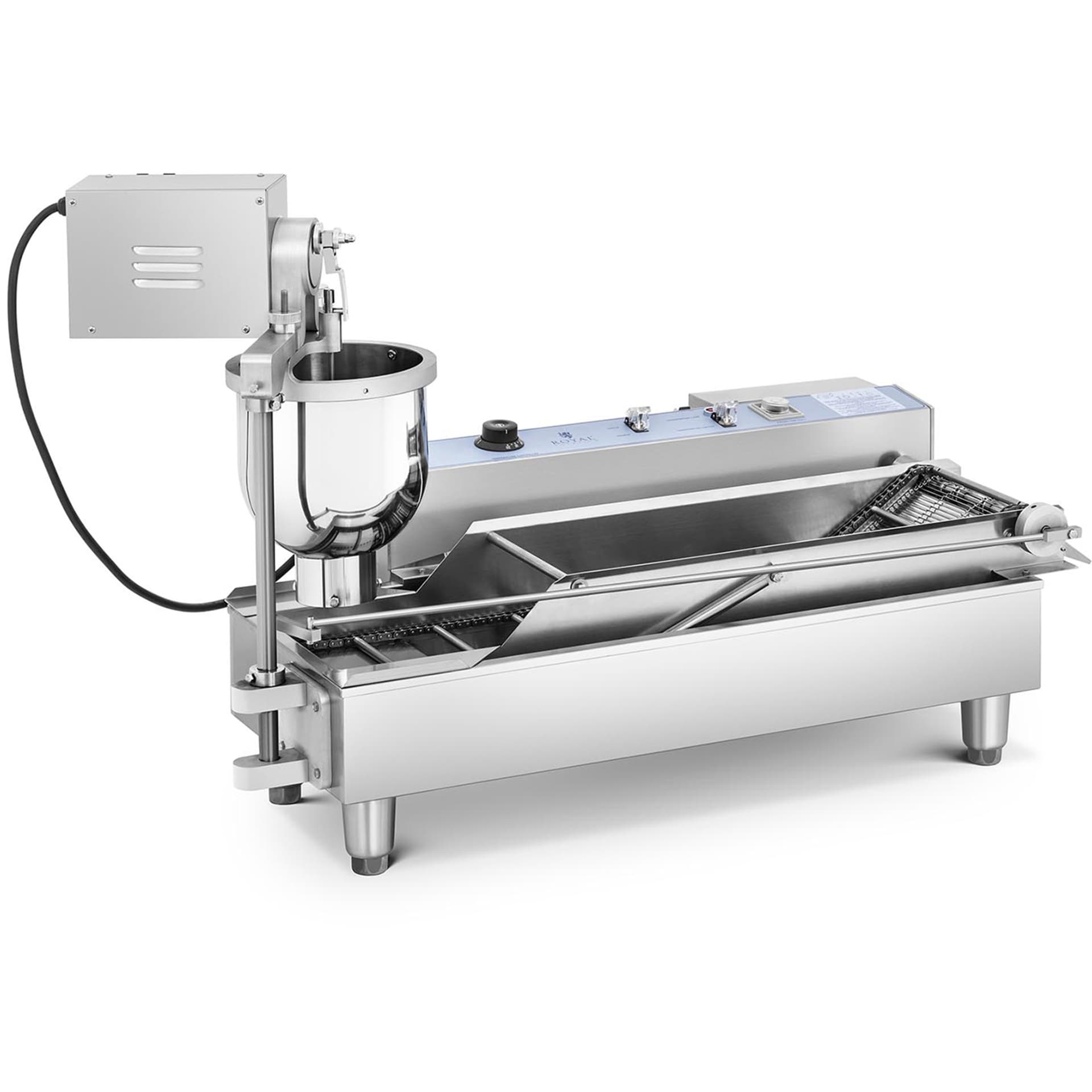 

Maszyna do smażenia formowania pączków donutów ze stali nierdzewnej 2x 2.5 kW 23 l