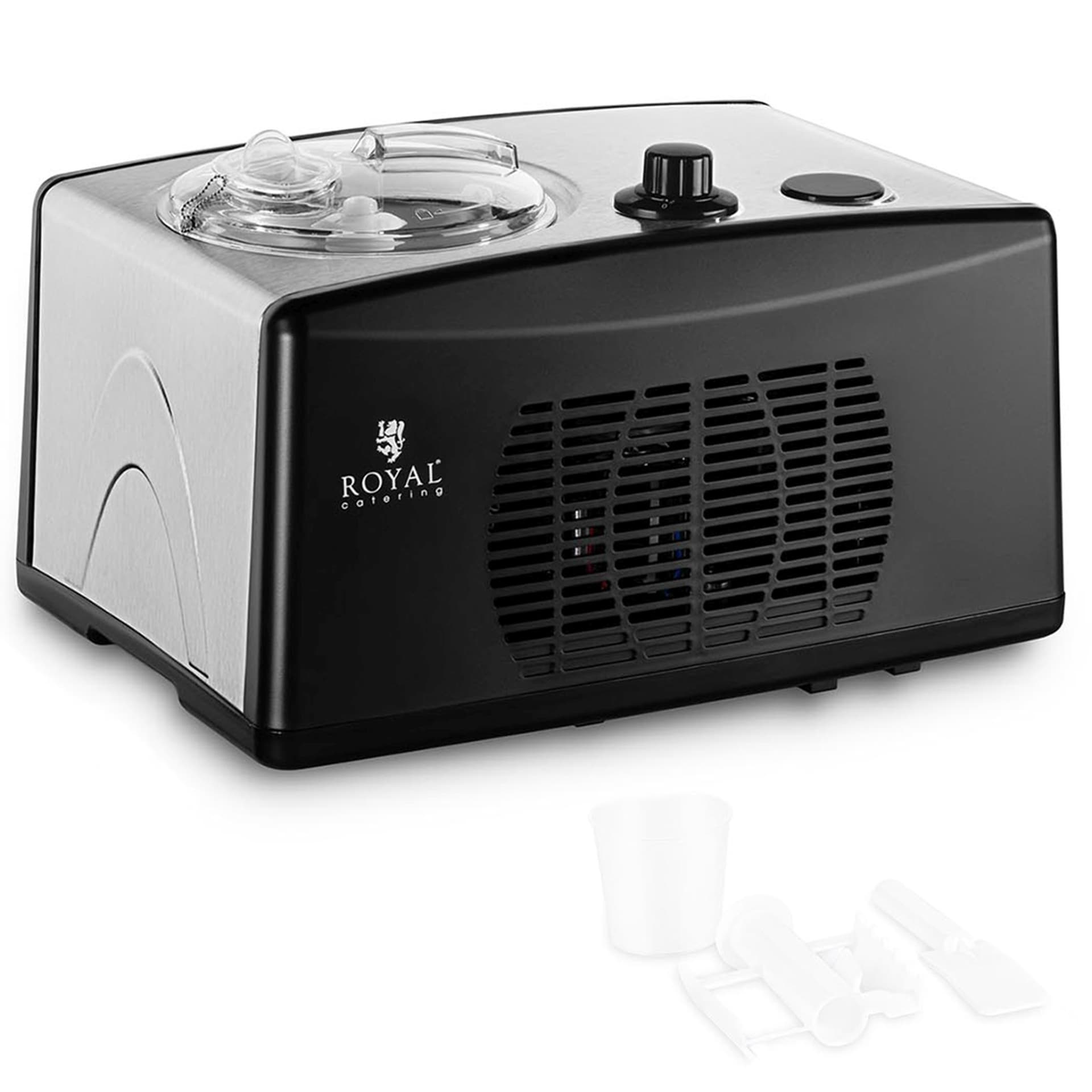 

Lodziarka maszynka do wyrobu lodów sorbetów smoothie domowa 130 W 1.5 l