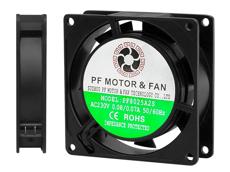 

85-810# Wentylator 80x25mm 230v ślizg. termina