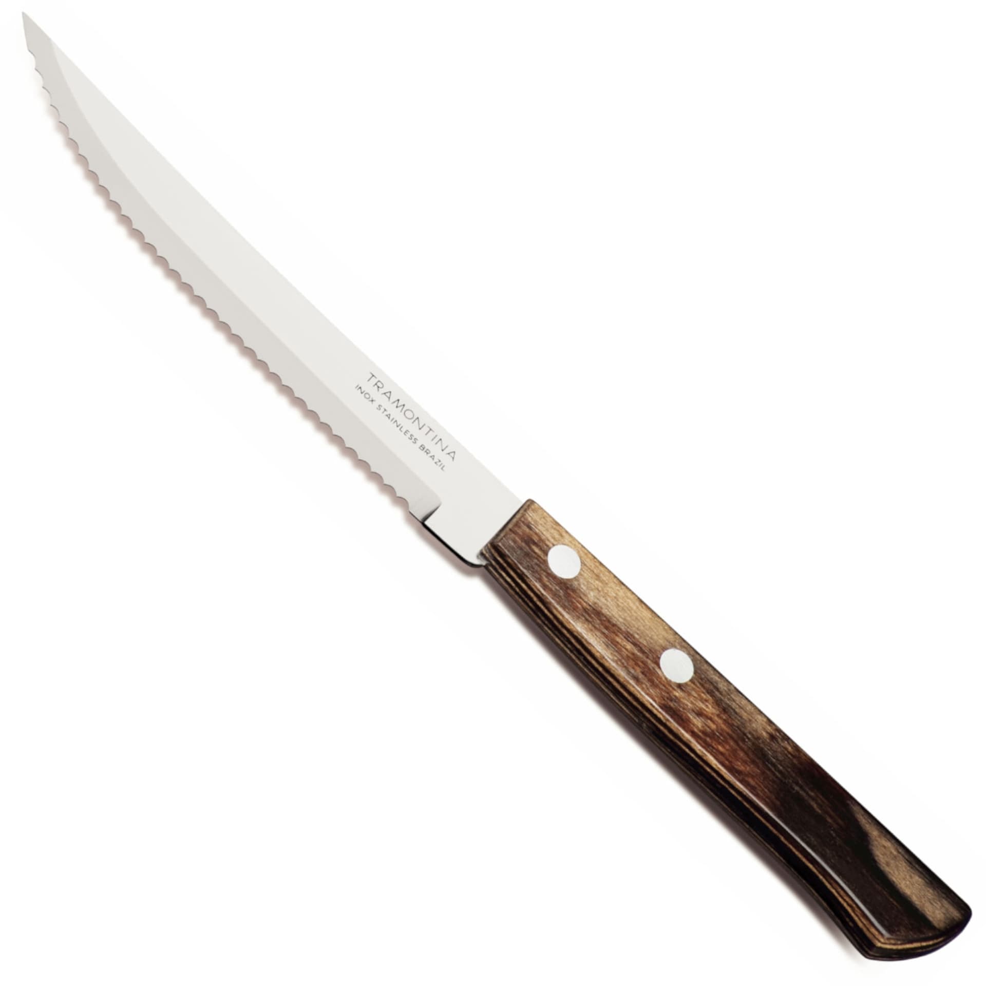 

Nóż do pizzy steków z drewnianym uchwytem Churrasco zestaw 6 szt. dł. 215 mm